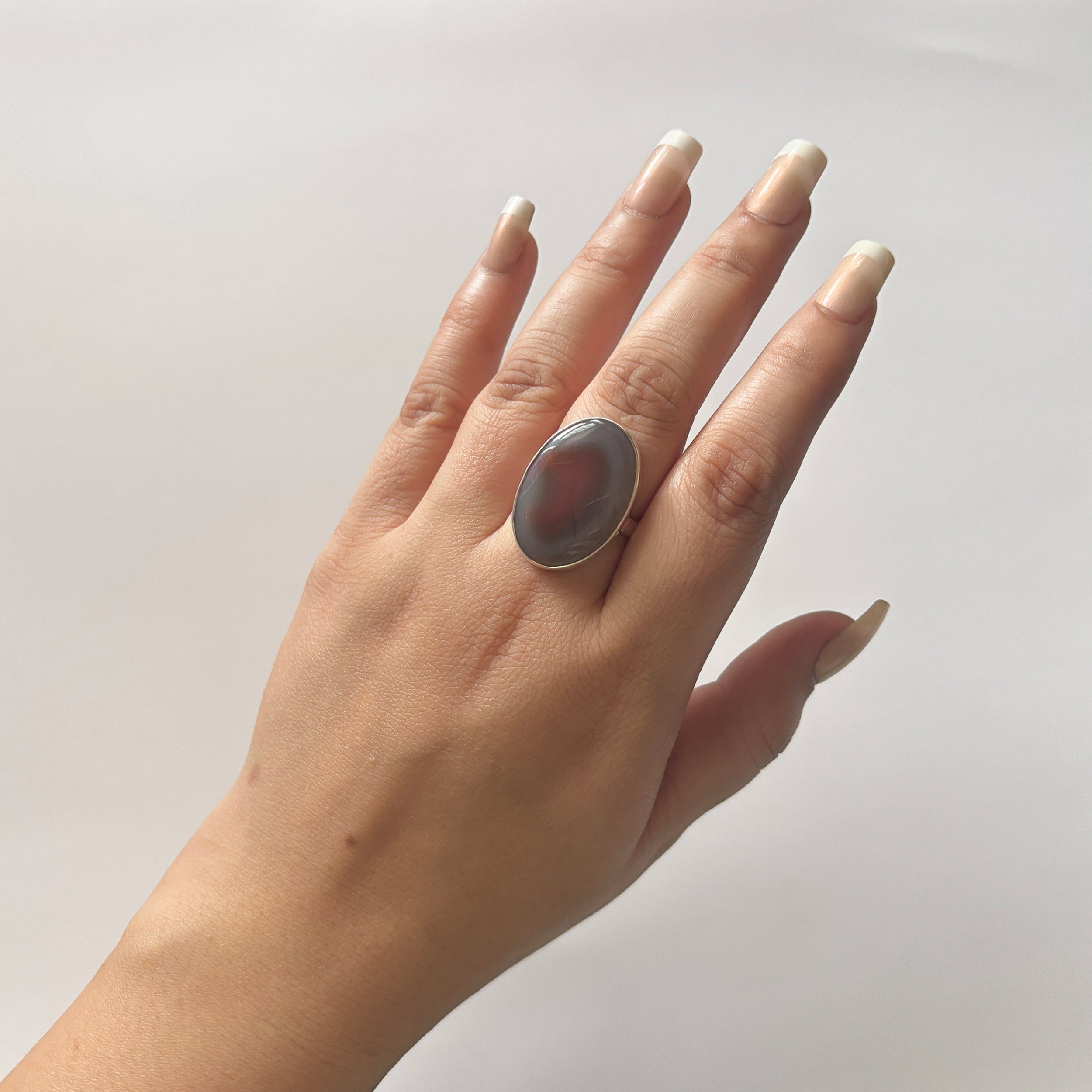 Red Botswana Agate Ring-(RBA-2-14)