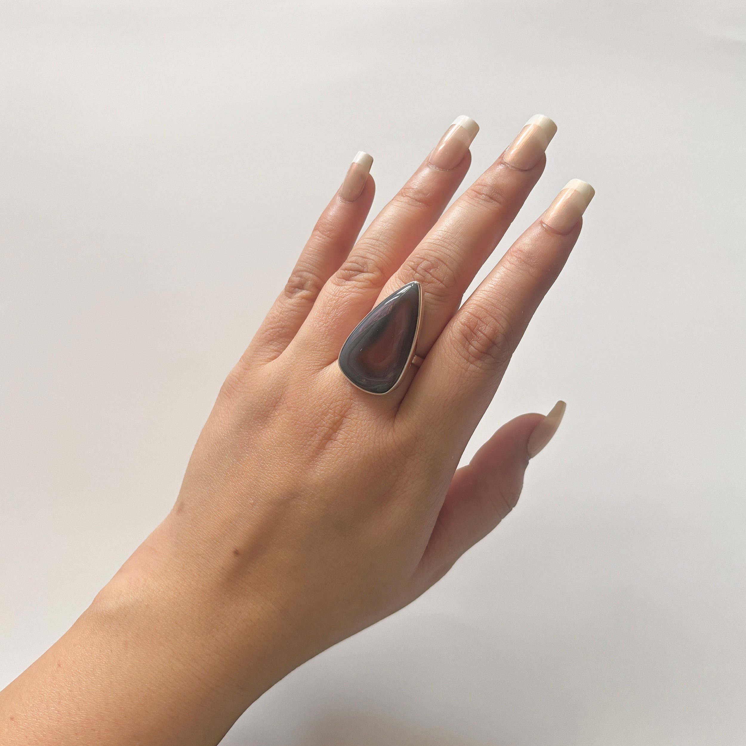 Red Botswana Agate Ring-(RBA-2-15)