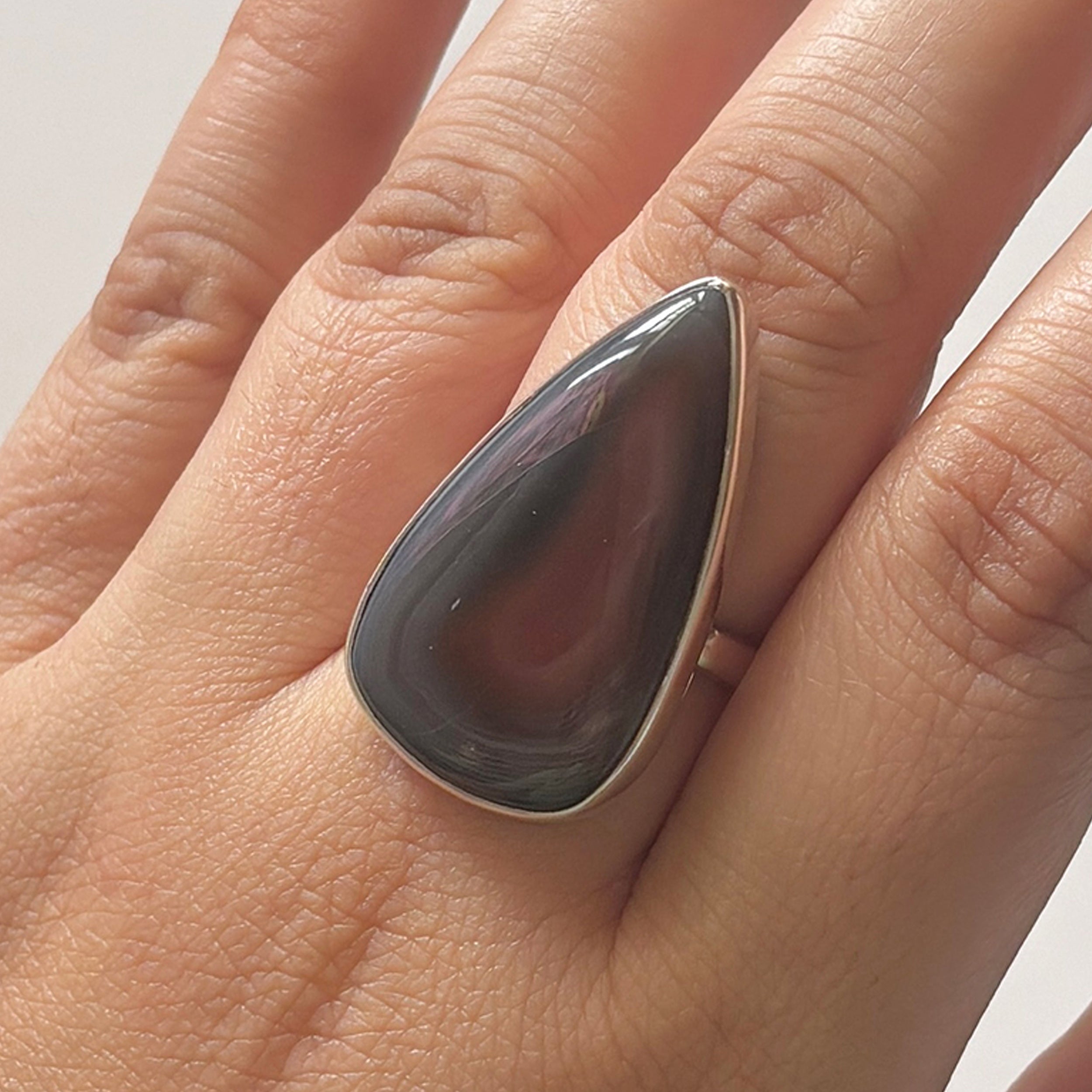 Red Botswana Agate Ring-(RBA-2-15)