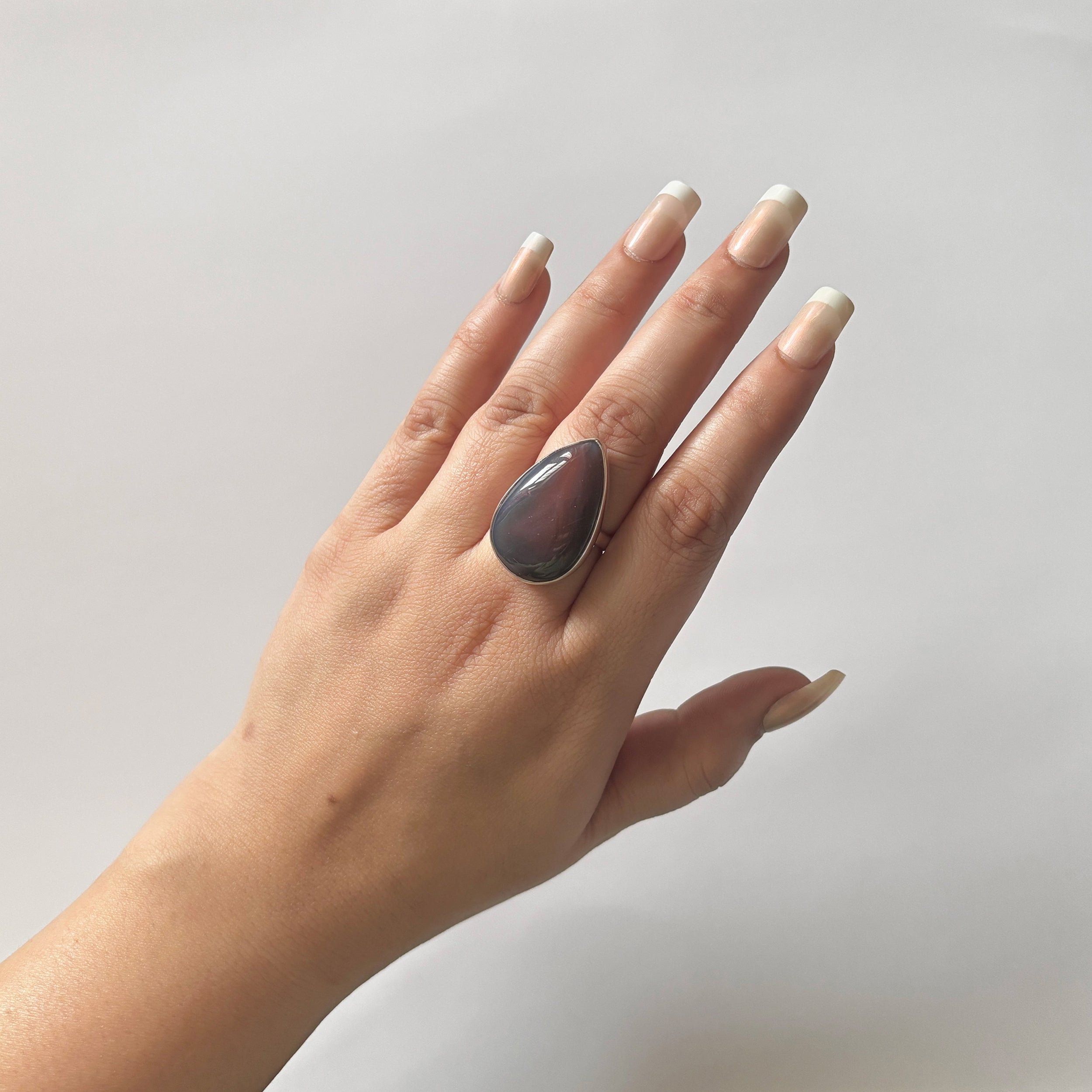 Red Botswana Agate Ring-(RBA-2-17)