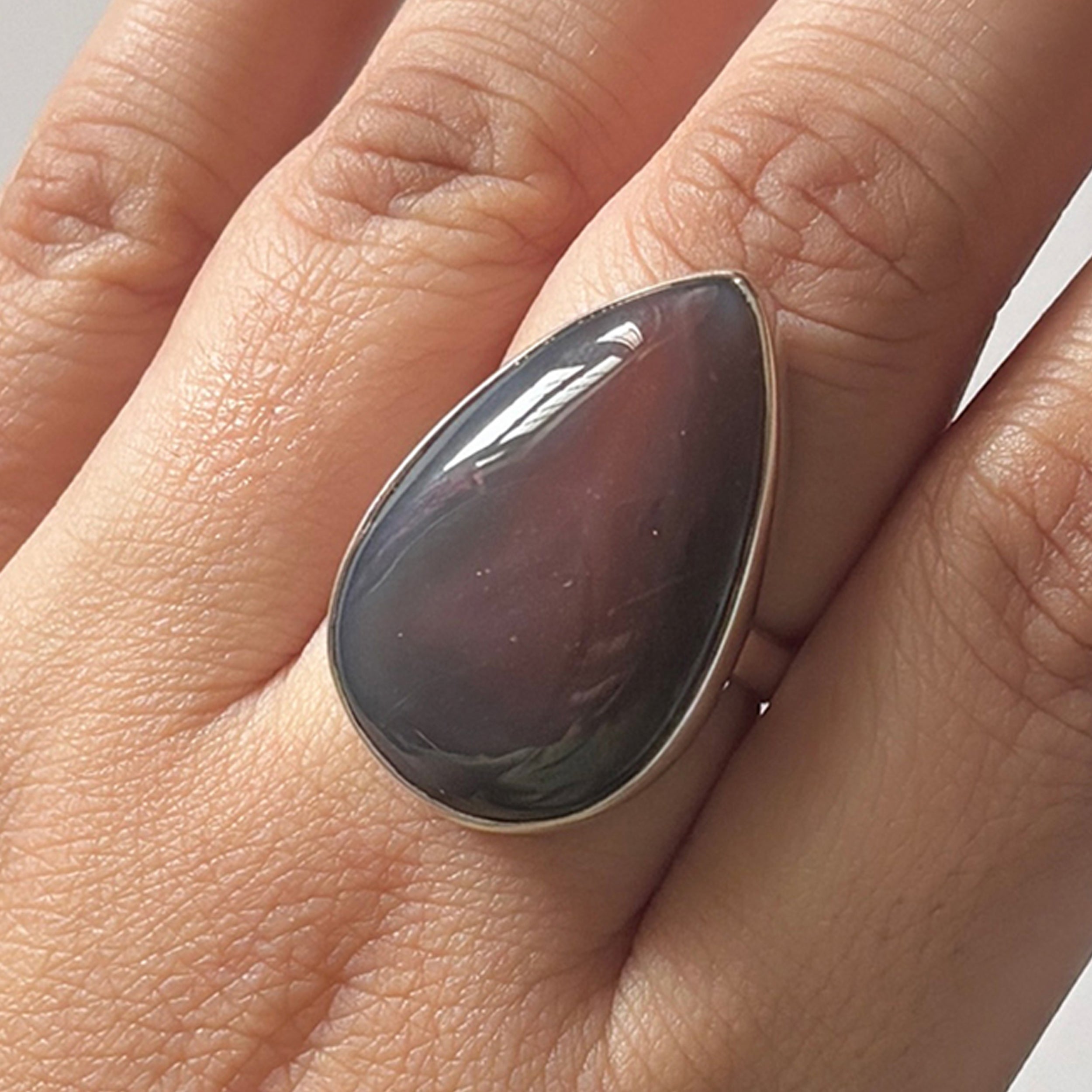 Red Botswana Agate Ring-(RBA-2-17)