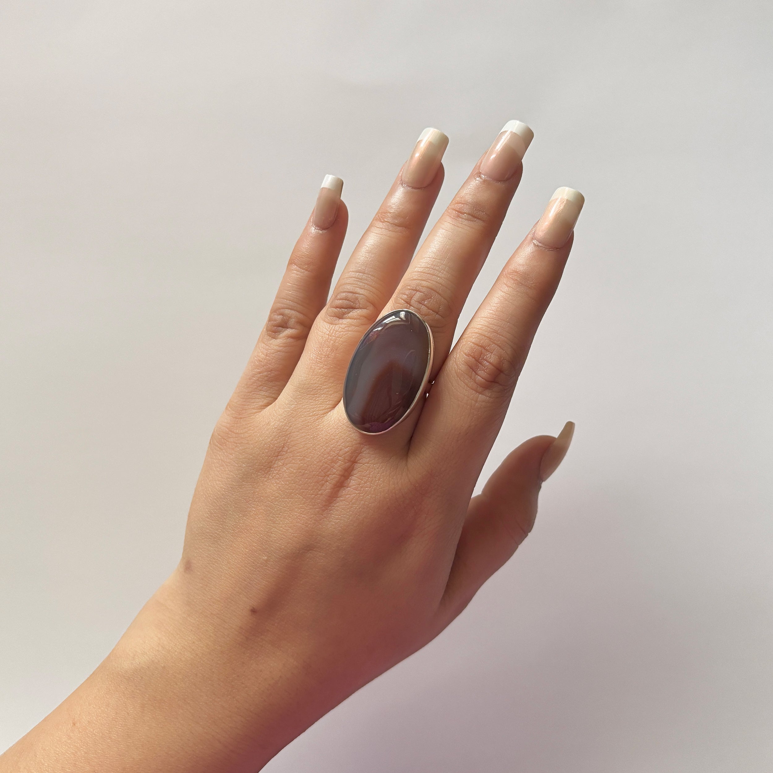 Red Botswana Agate Ring-(RBA-2-18)