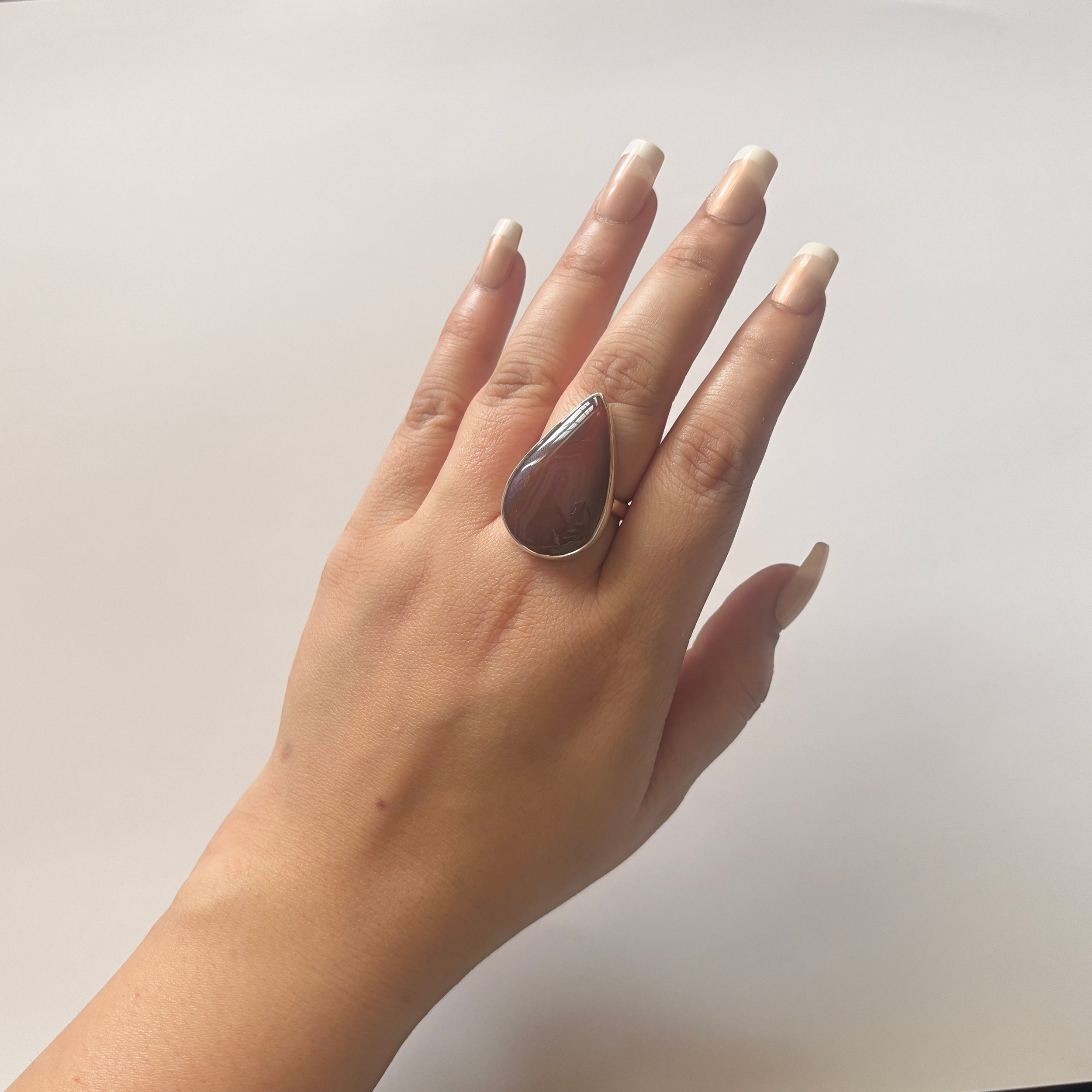 Red Botswana Agate Ring-(RBA-2-25)