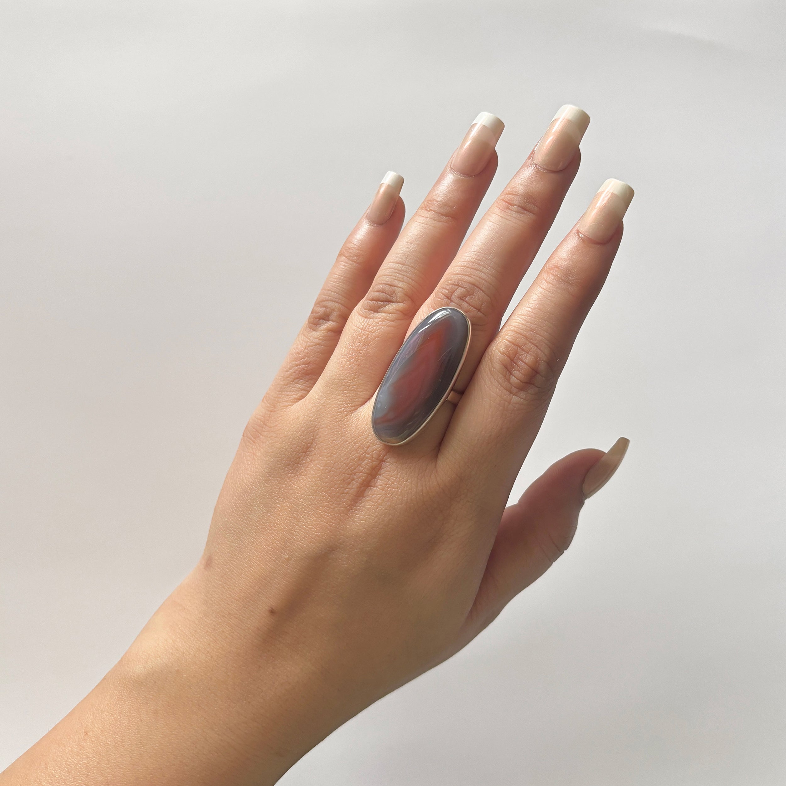 Red Botswana Agate Ring-(RBA-2-29)