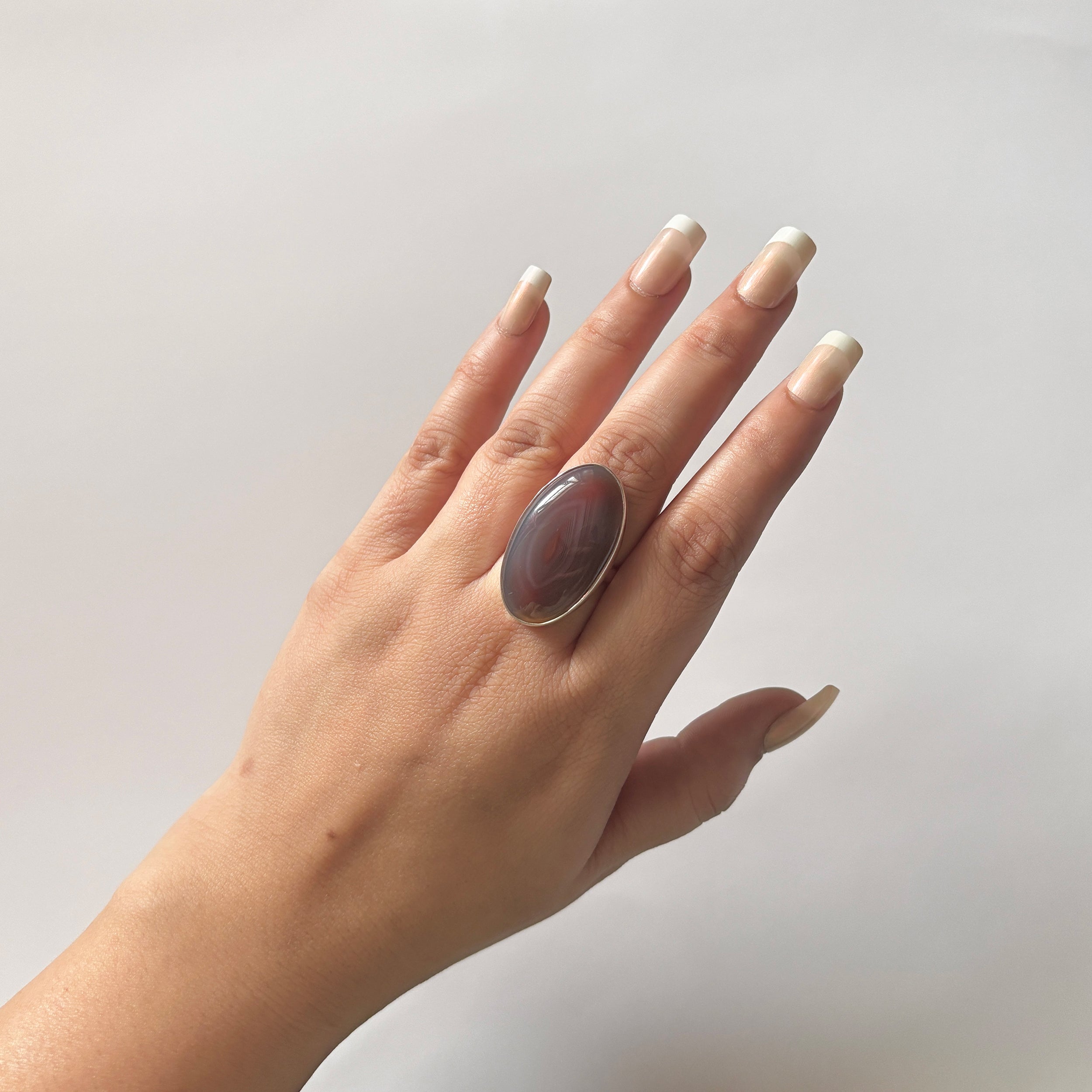 Red Botswana Agate Ring-(RBA-2-31)