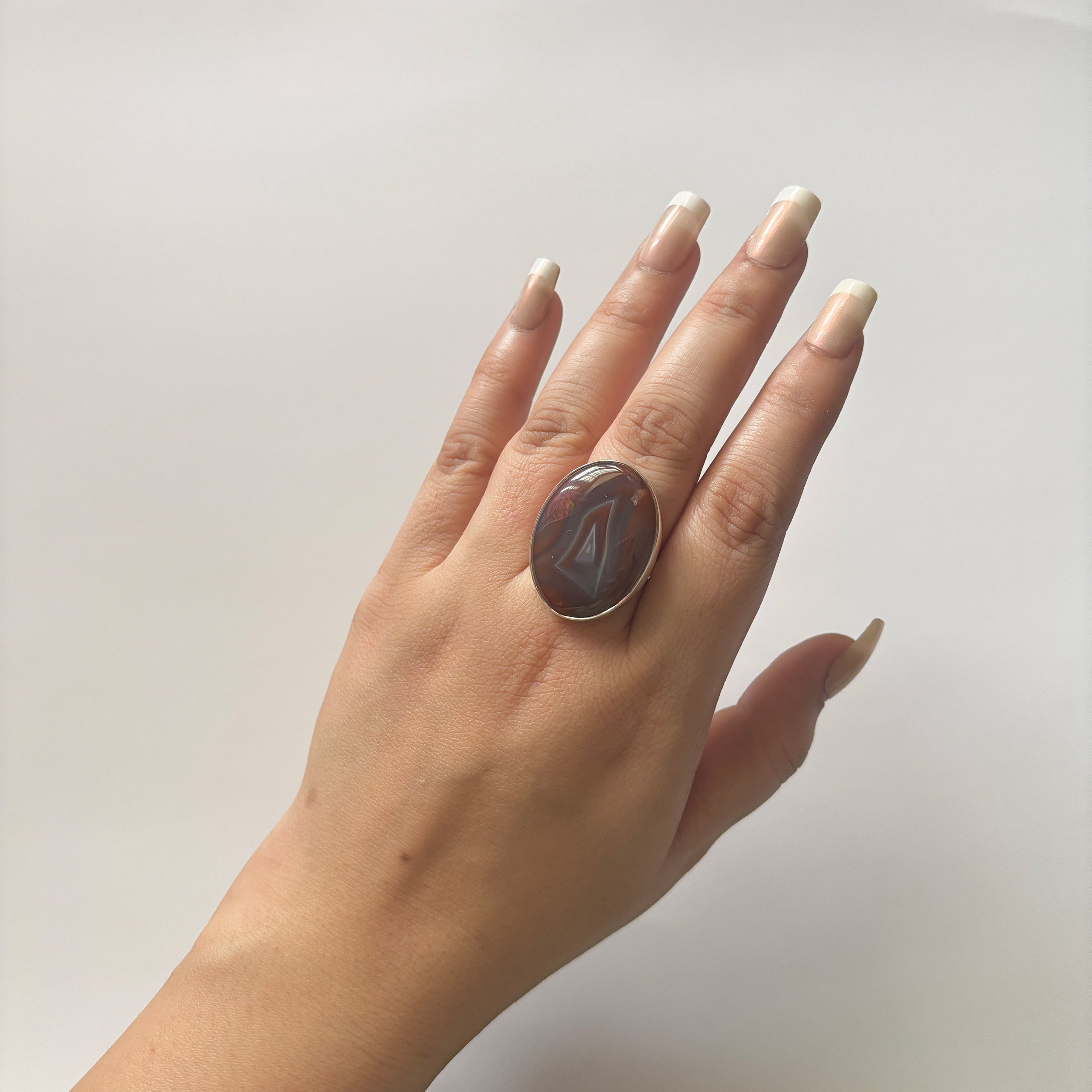 Red Botswana Agate Ring-(RBA-2-48)