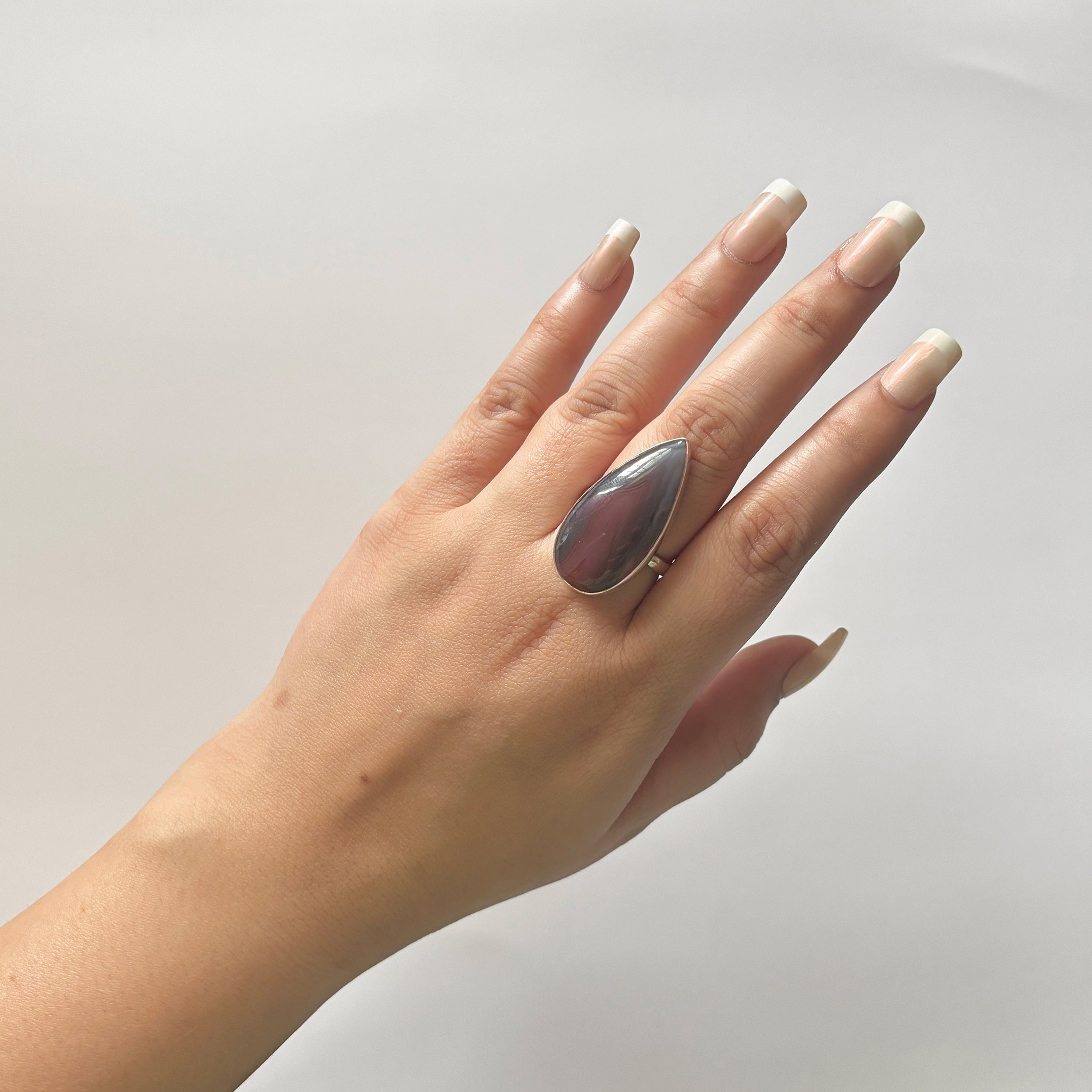 Red Botswana Agate Ring-(RBA-2-8)