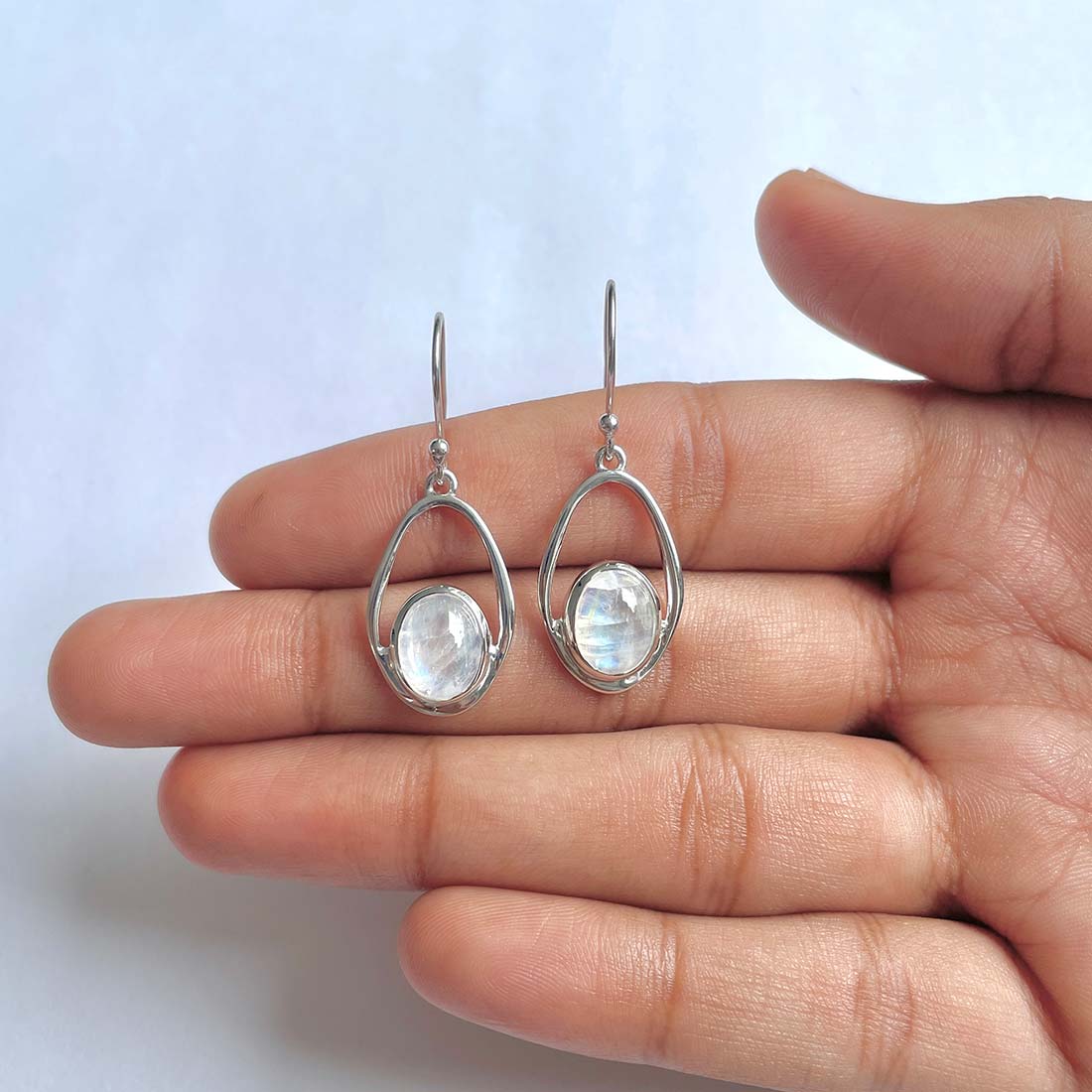 Moonstone Earring-(RBM-RDE-116)
