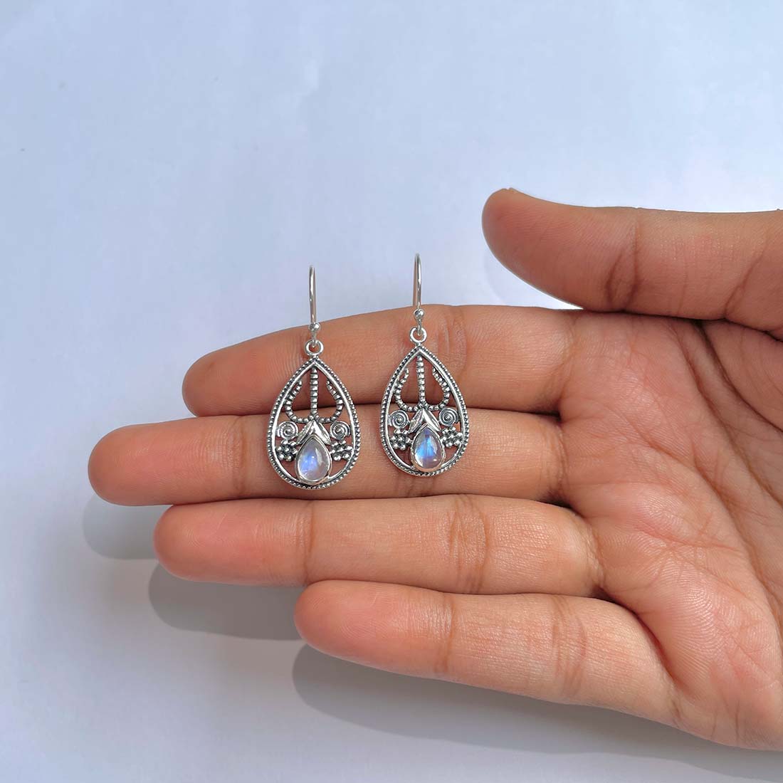 Moonstone Earring-(RBM-RDE-182)