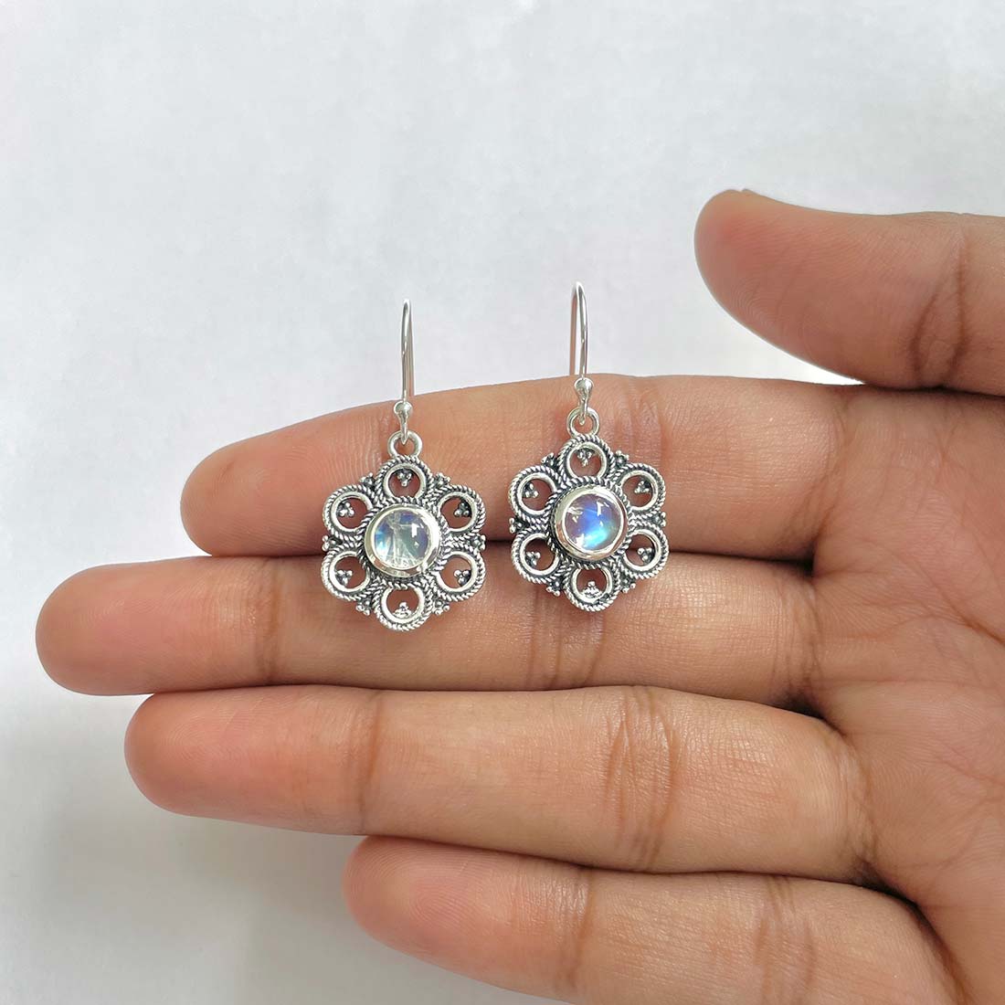 Moonstone Earring-(RBM-RDE-204)