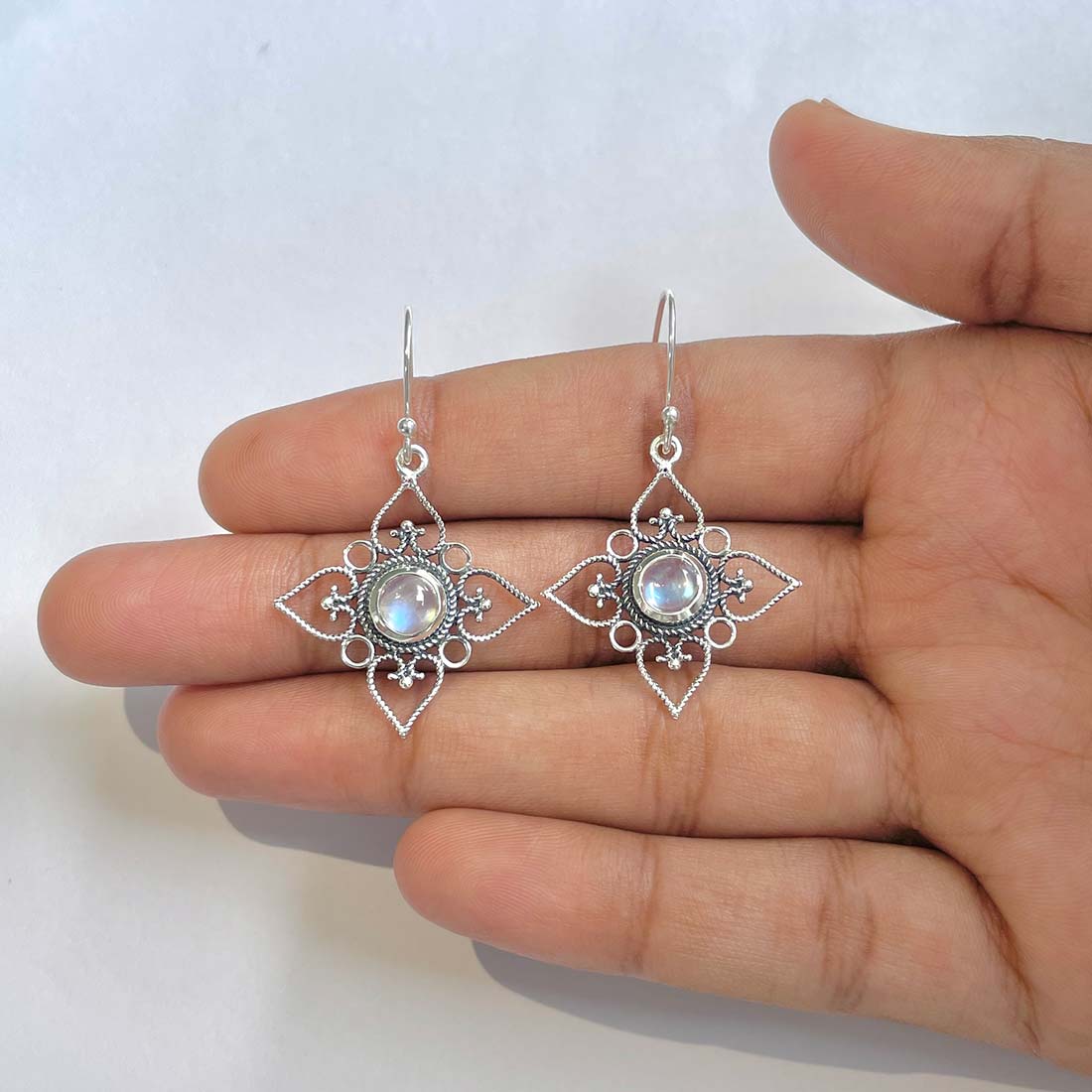 Moonstone Earring-(RBM-RDE-206)