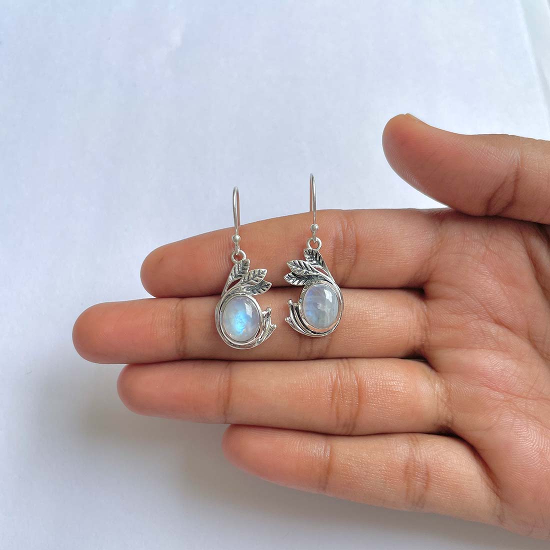 Moonstone Earring-(RBM-RDE-232)