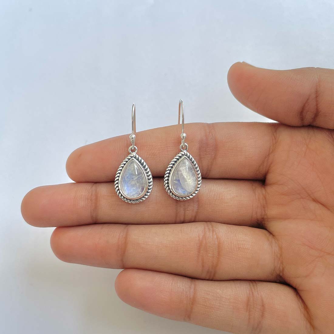 Moonstone Earring-(RBM-RDE-563)