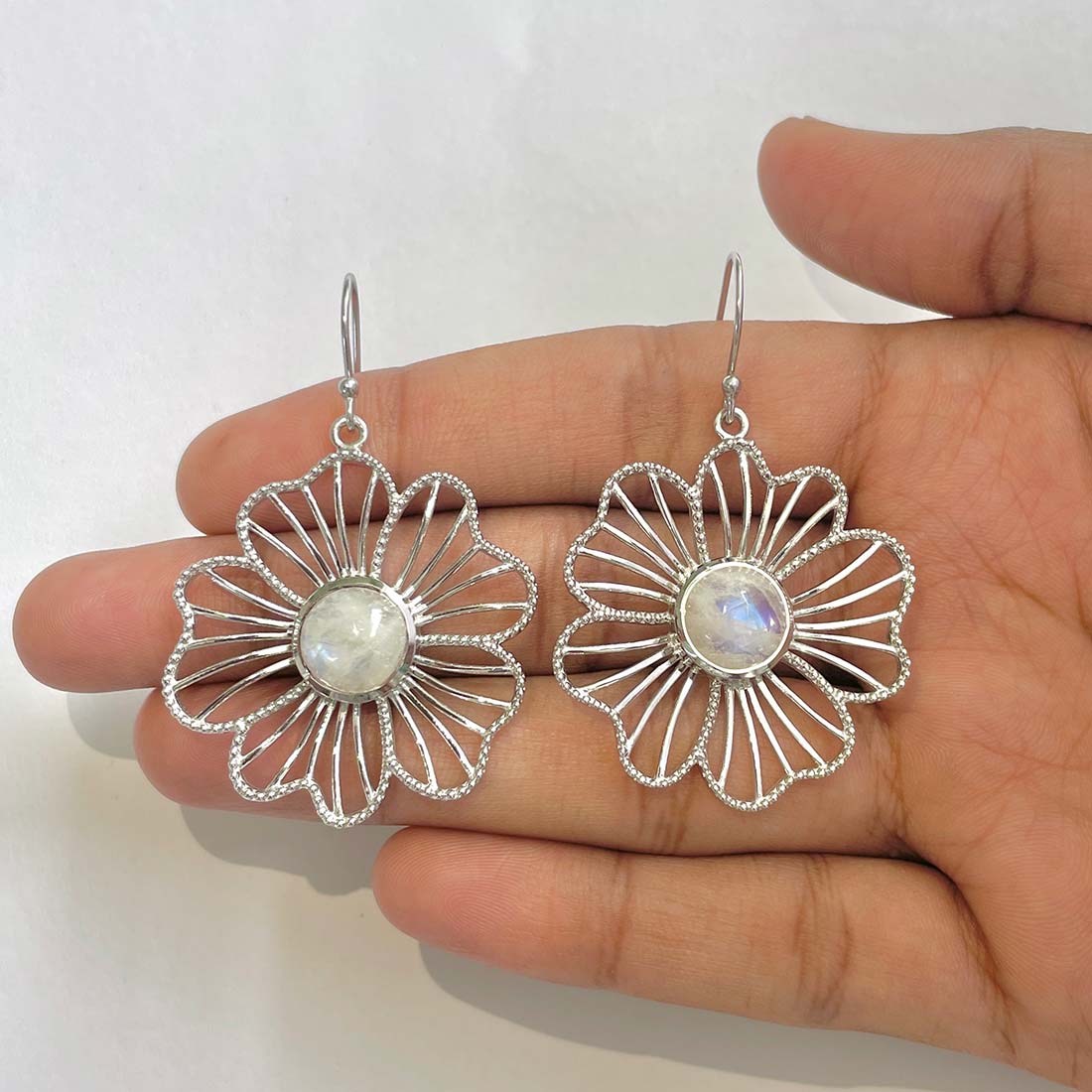 Moonstone Earring-(RBM-RDE-59)