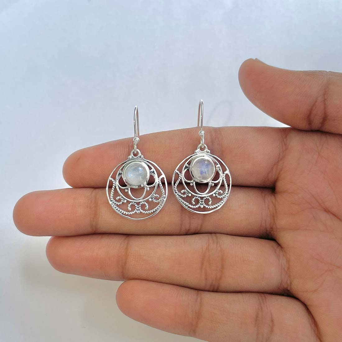Moonstone Earring-(RBM-RDE-84)