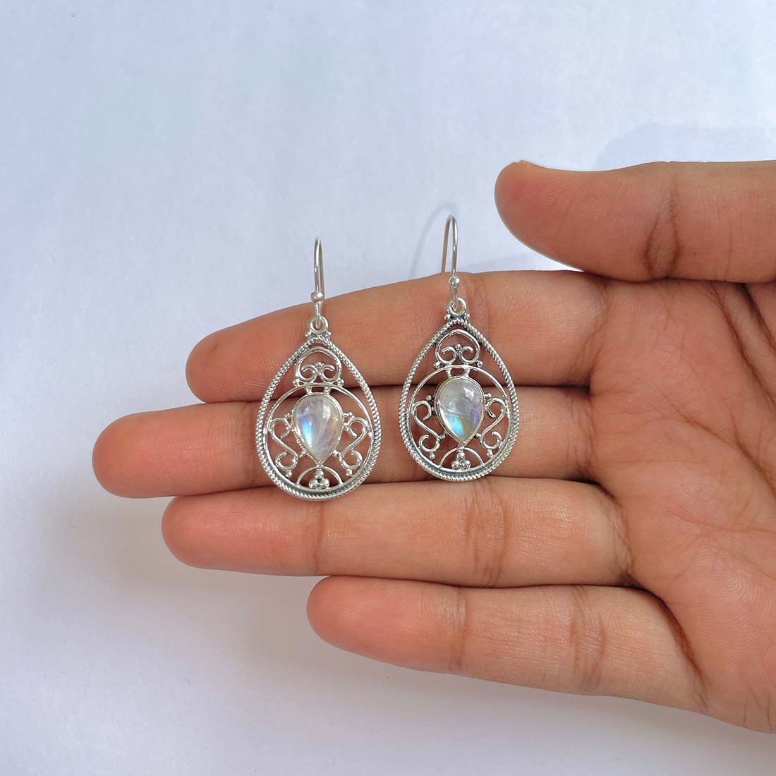 Moonstone Earring-(RBM-RDE-87)