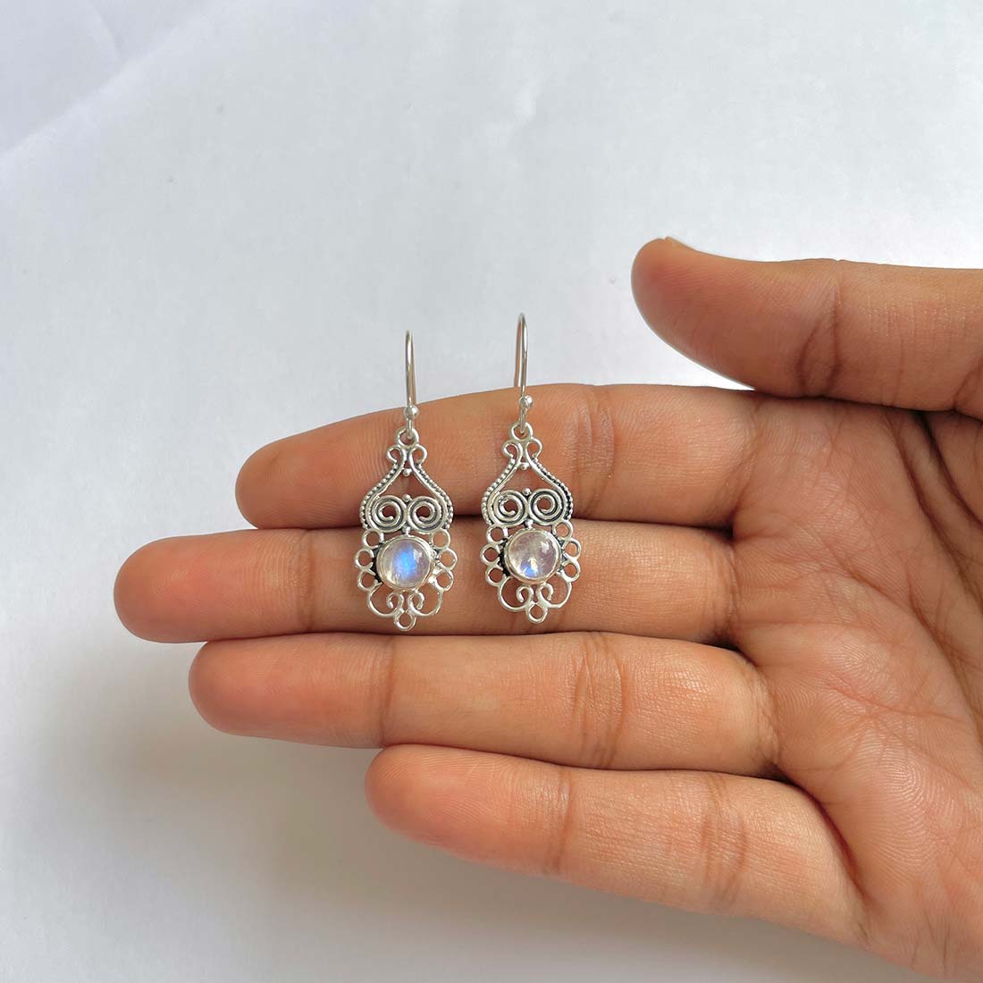 Moonstone Earring-(RBM-RDE-91)