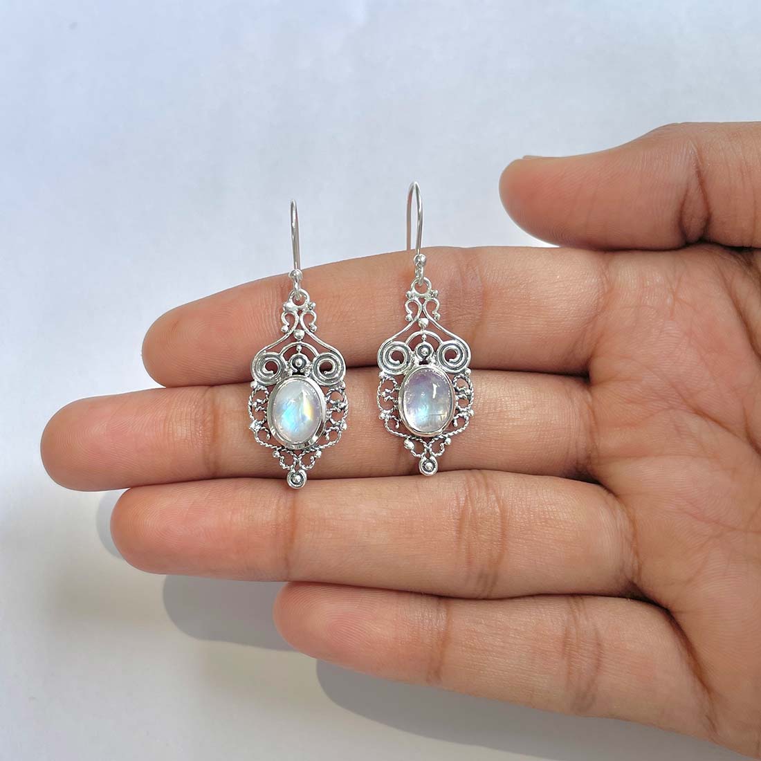 Moonstone Earring-(RBM-RDE-93)