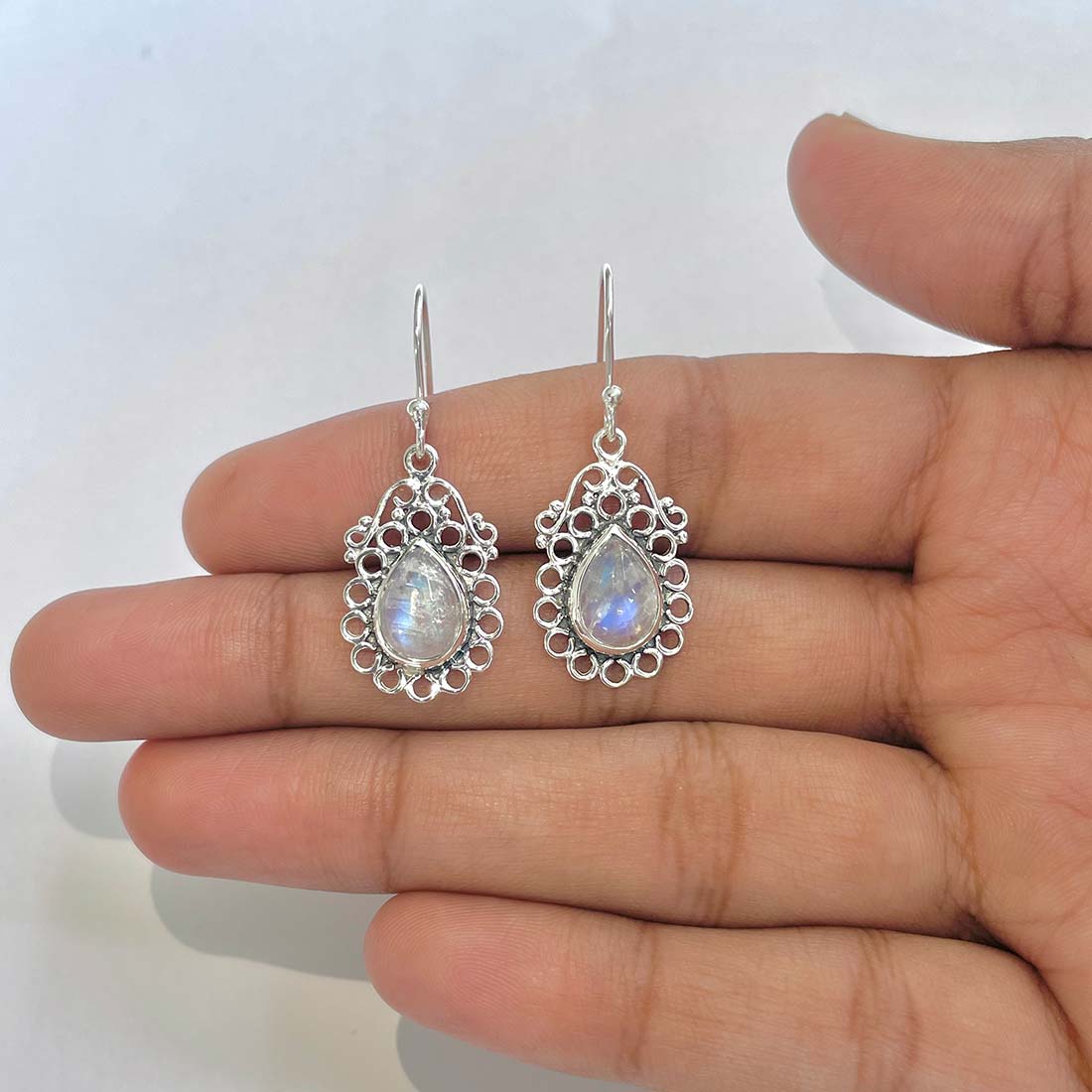 Moonstone Earring-(RBM-RDE-94)