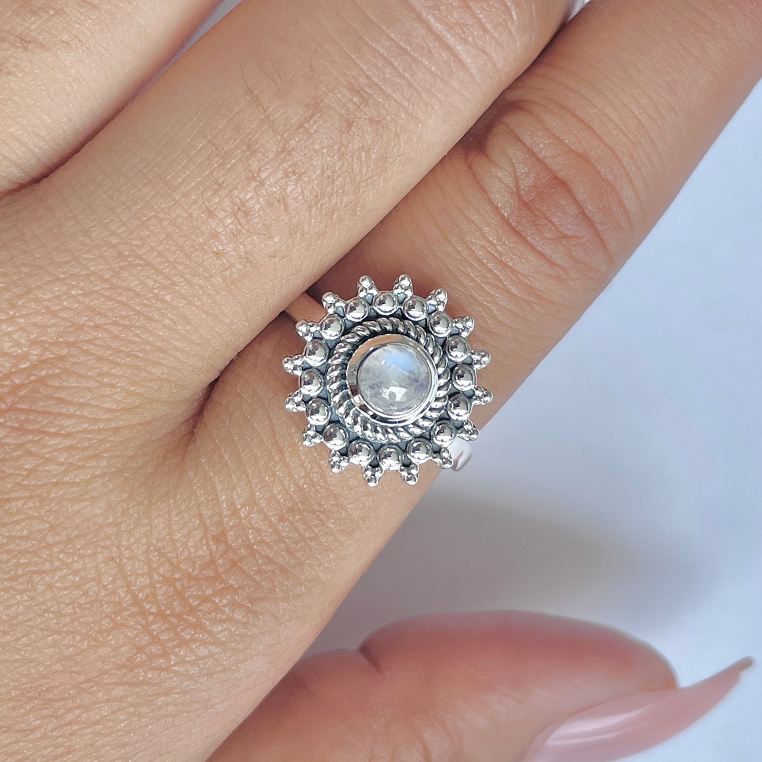 Moonstone Ring-(RBM-RDR-1013.)