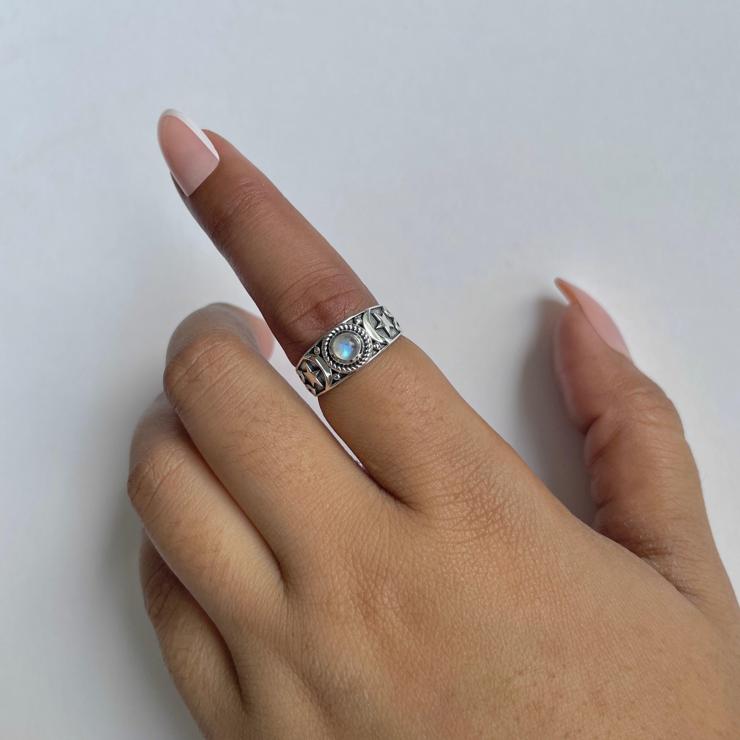 Moonstone Ring-(RBM-RDR-1019.)