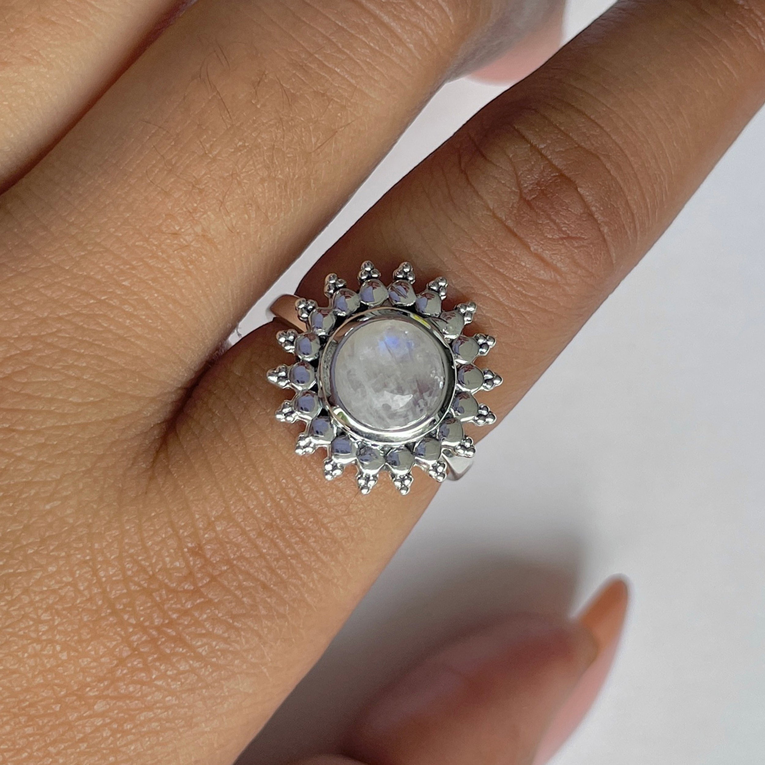Moonstone Ring-(RBM-RDR-1199.)