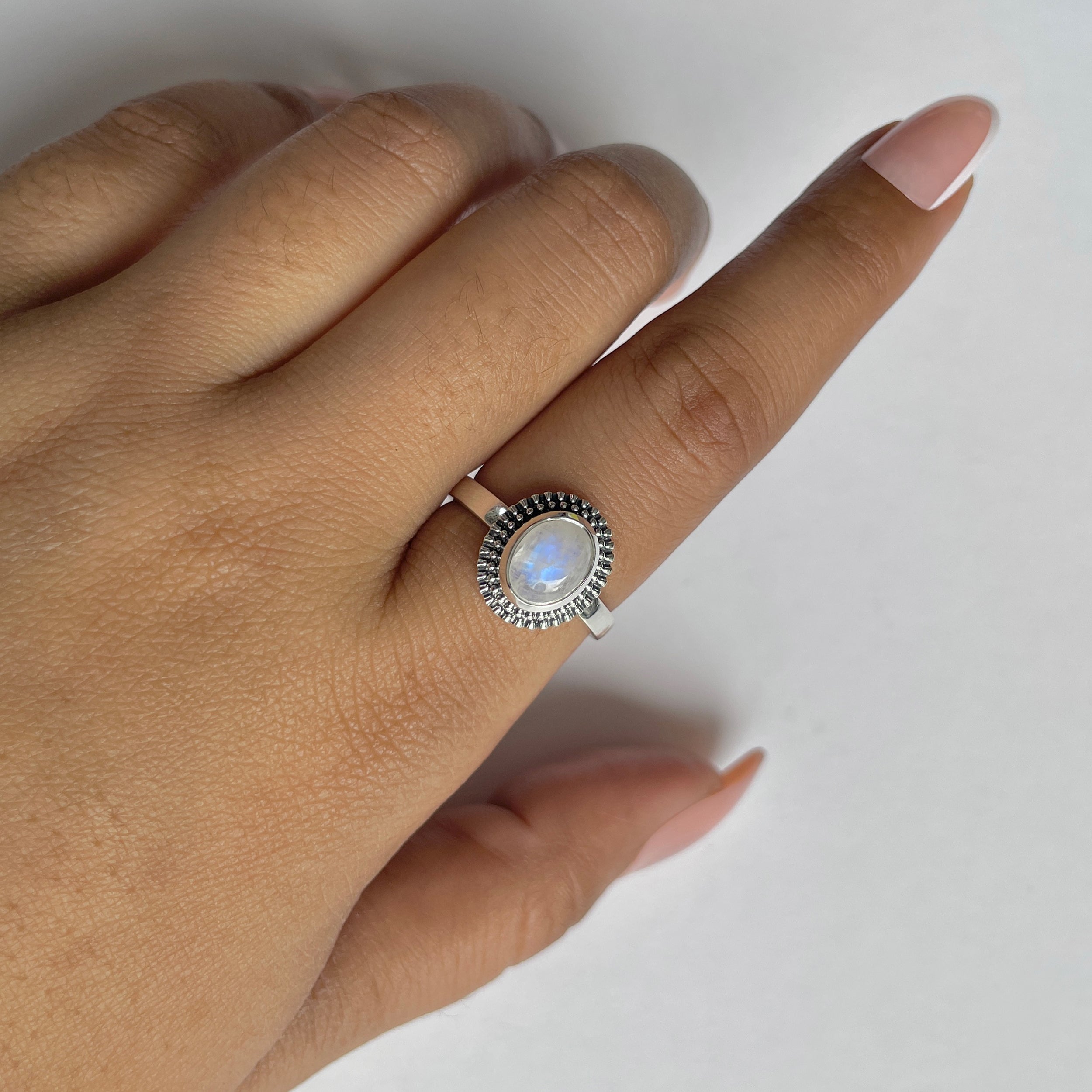 Moonstone Ring-(RBM-RDR-1280.)