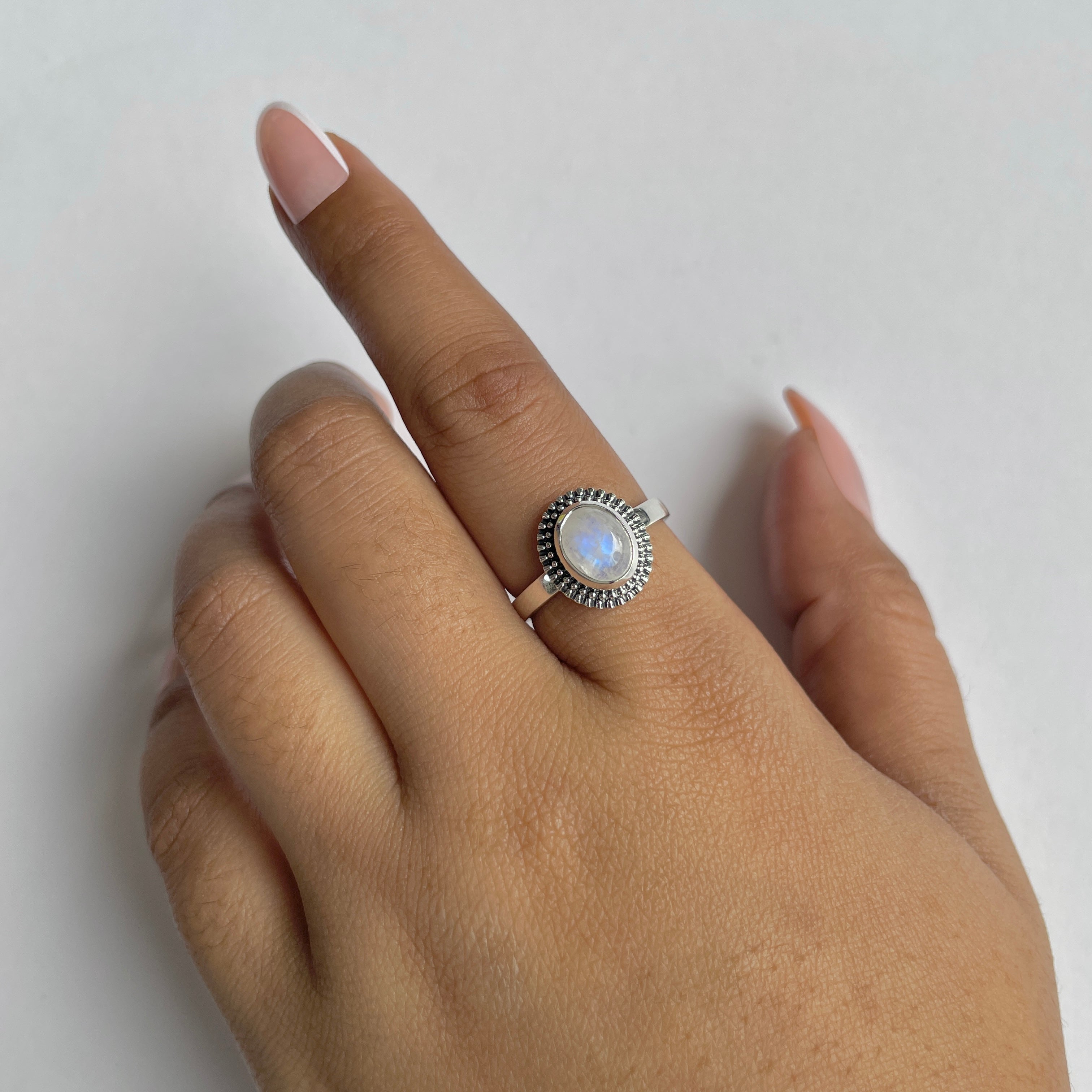 Moonstone Ring-(RBM-RDR-1280.)