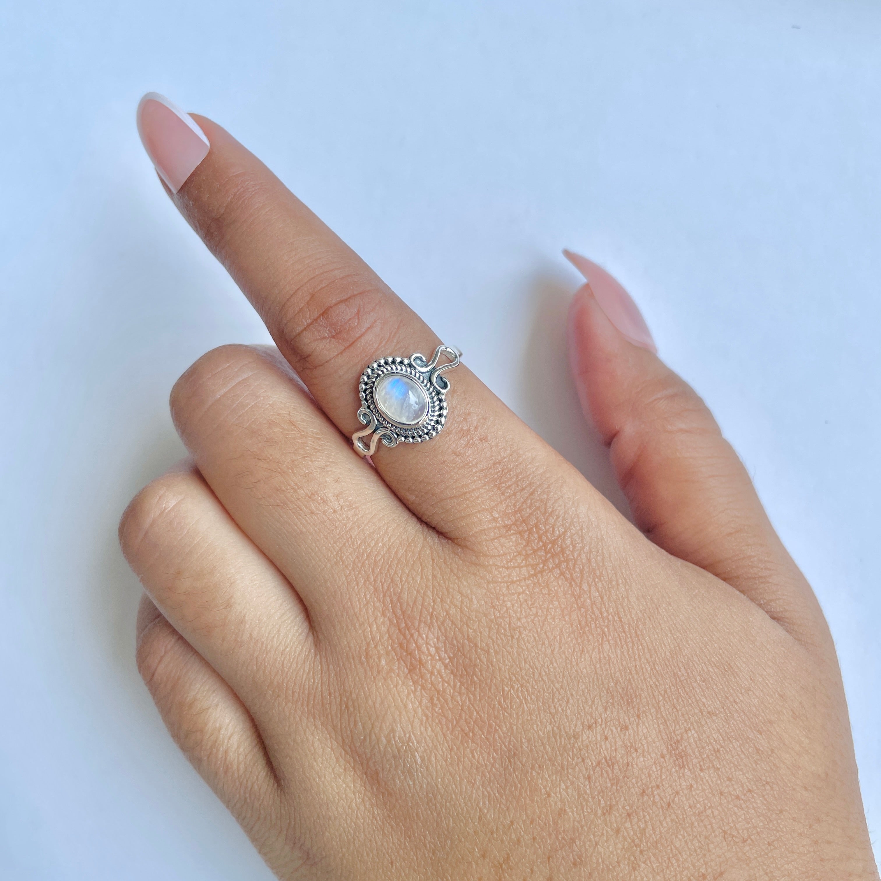 Moonstone Ring-(RBM-RDR-1296.)