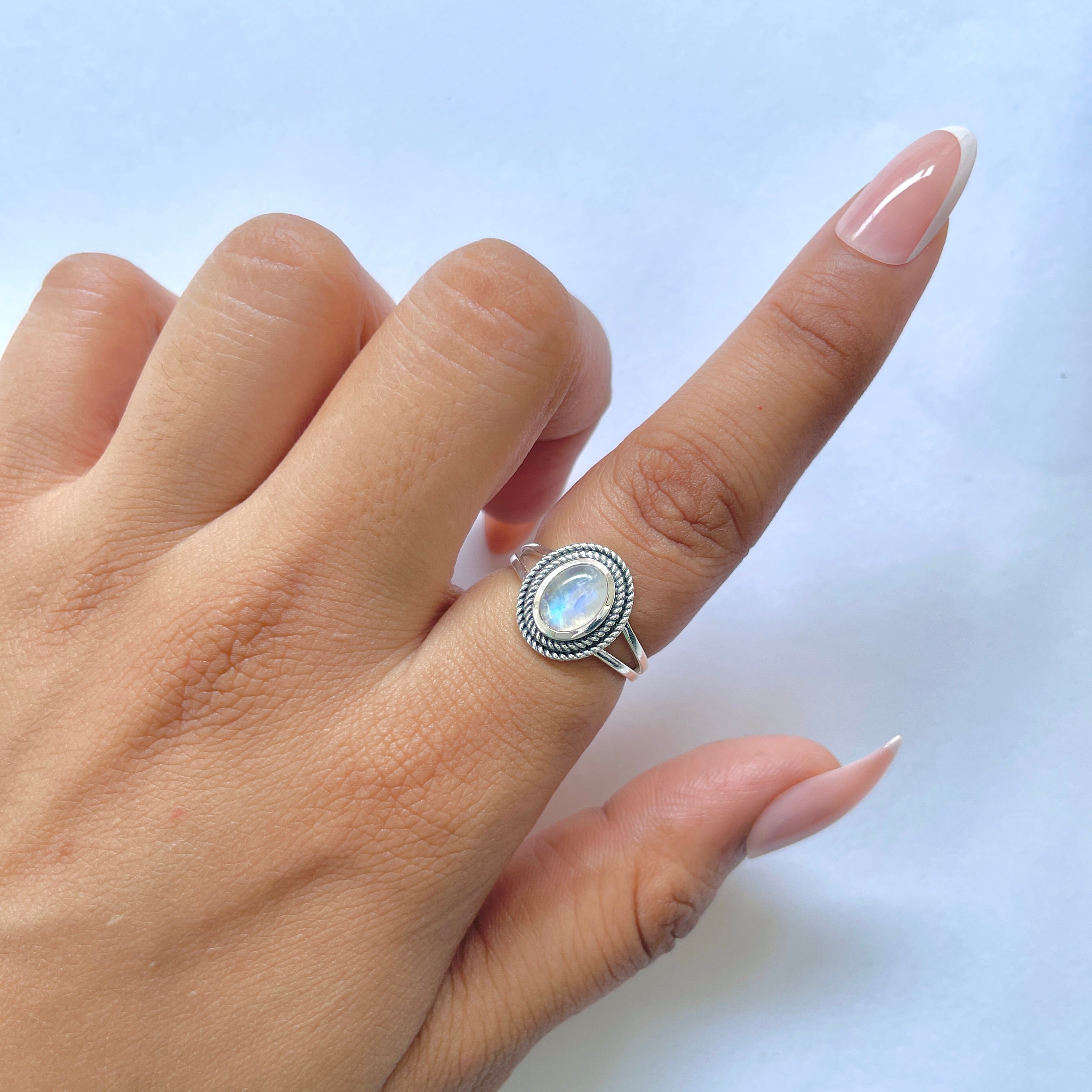 Moonstone Ring-(RBM-RDR-1308.)