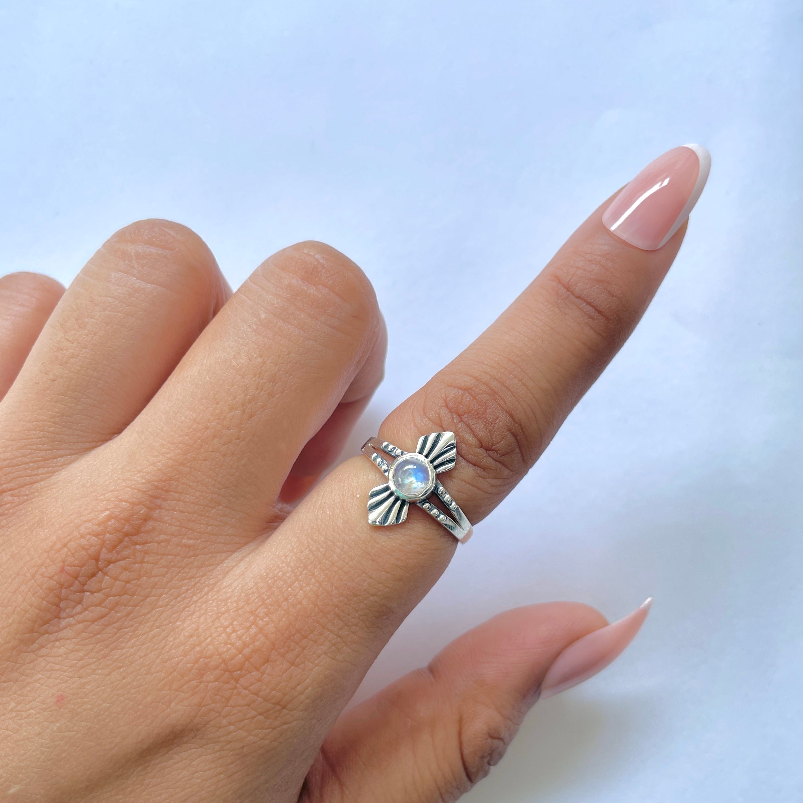 Moonstone Ring-(RBM-RDR-1317.)