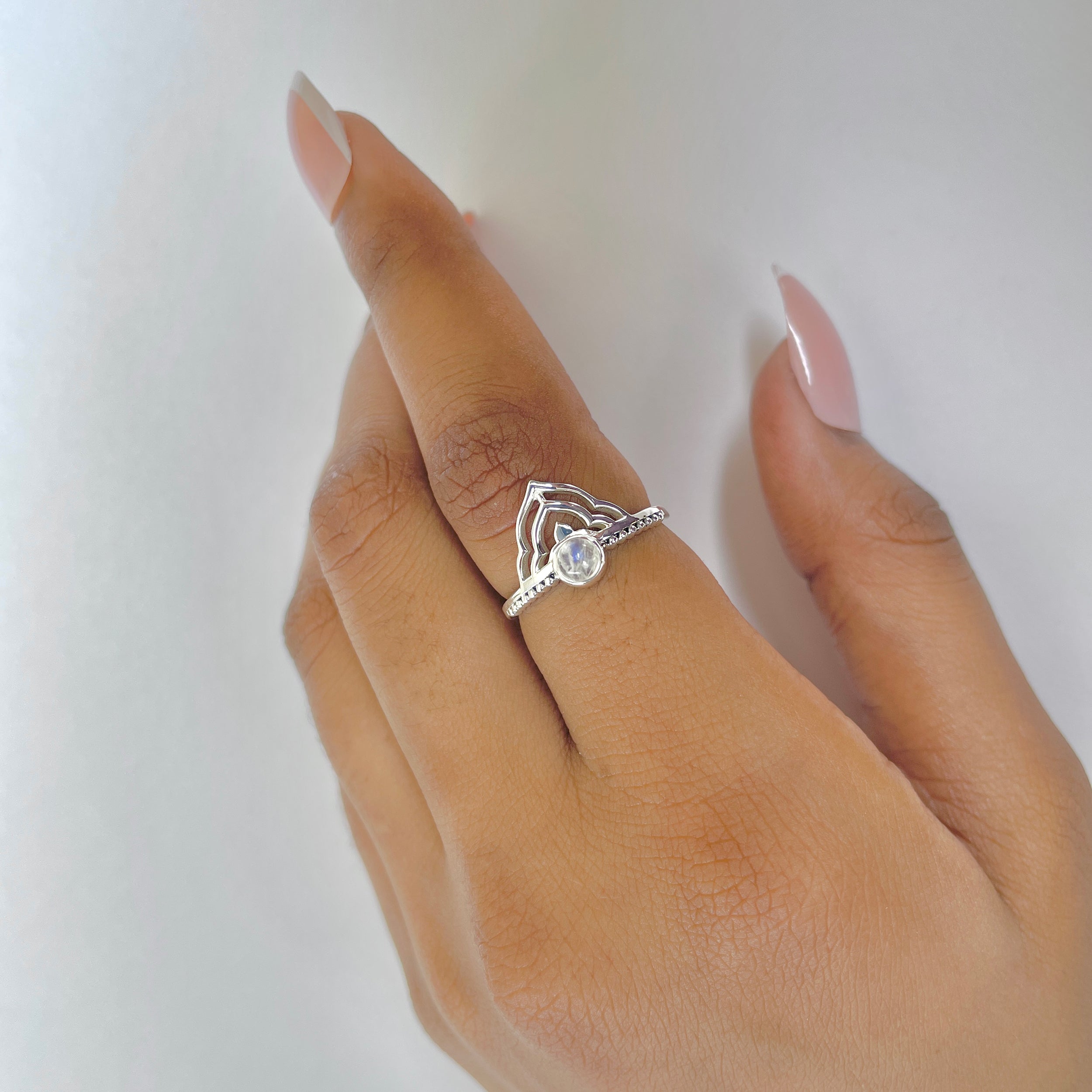 Moonstone Ring-(RBM-RDR-1328.)