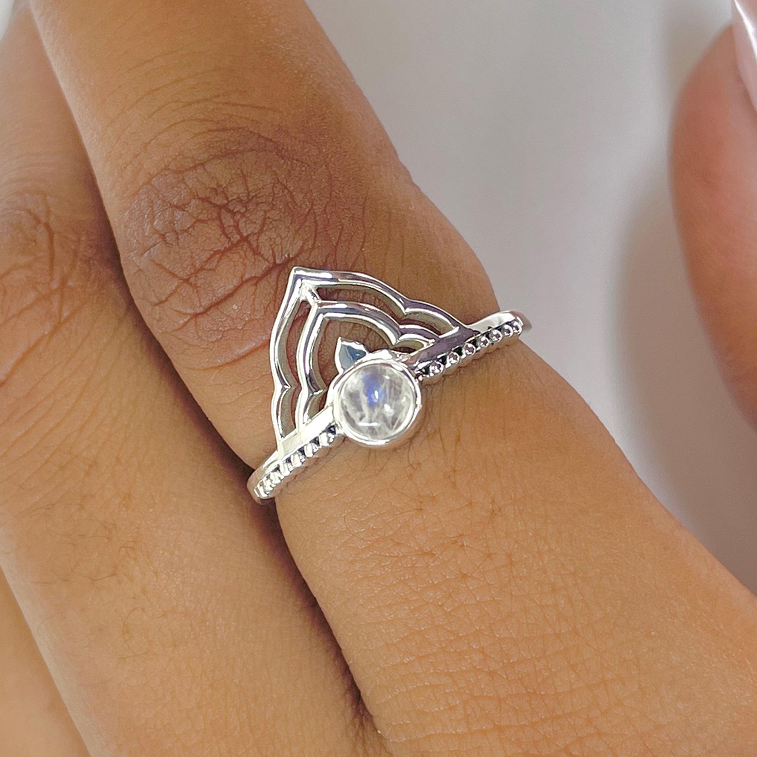Moonstone Ring-(RBM-RDR-1328.)