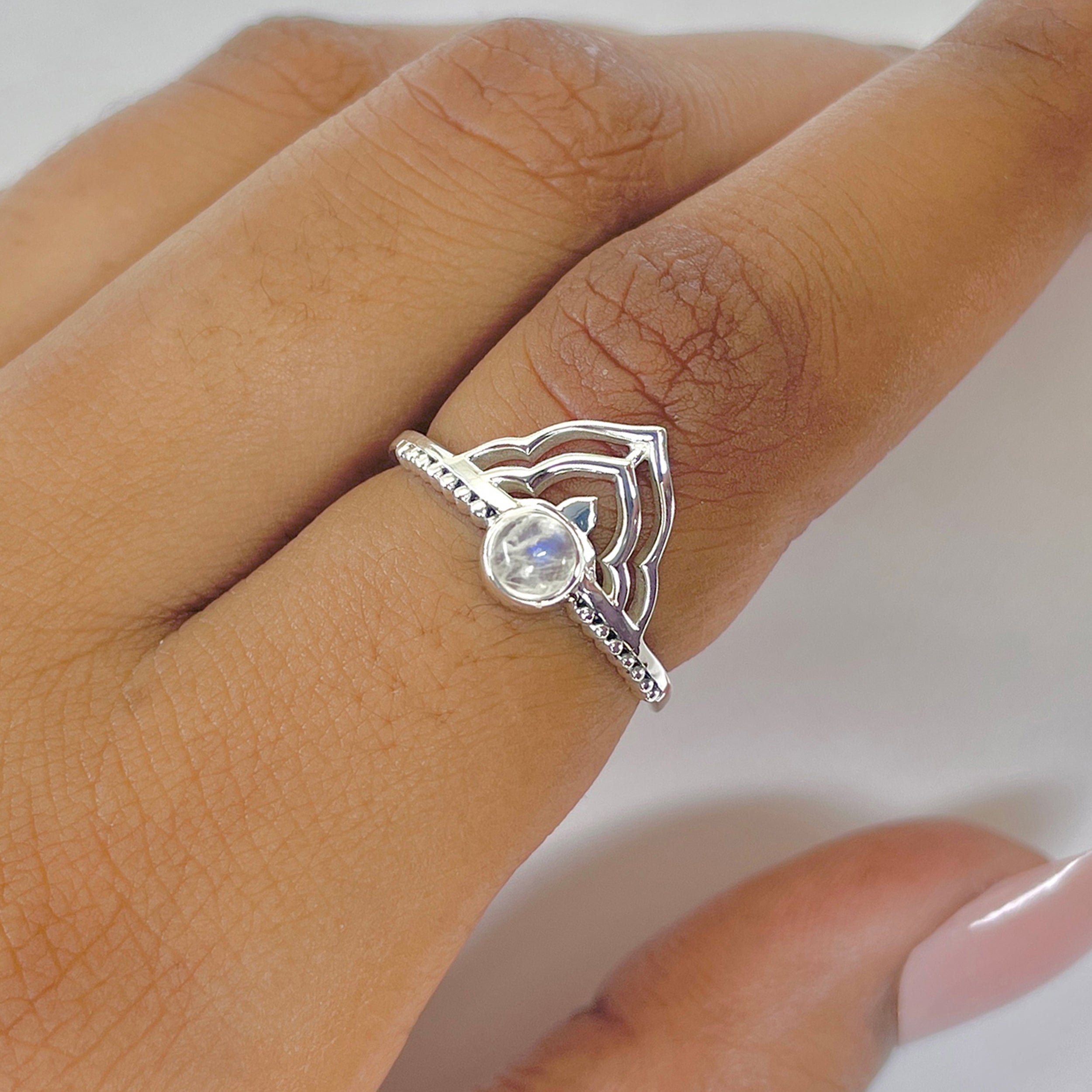Moonstone Ring-(RBM-RDR-1328.)