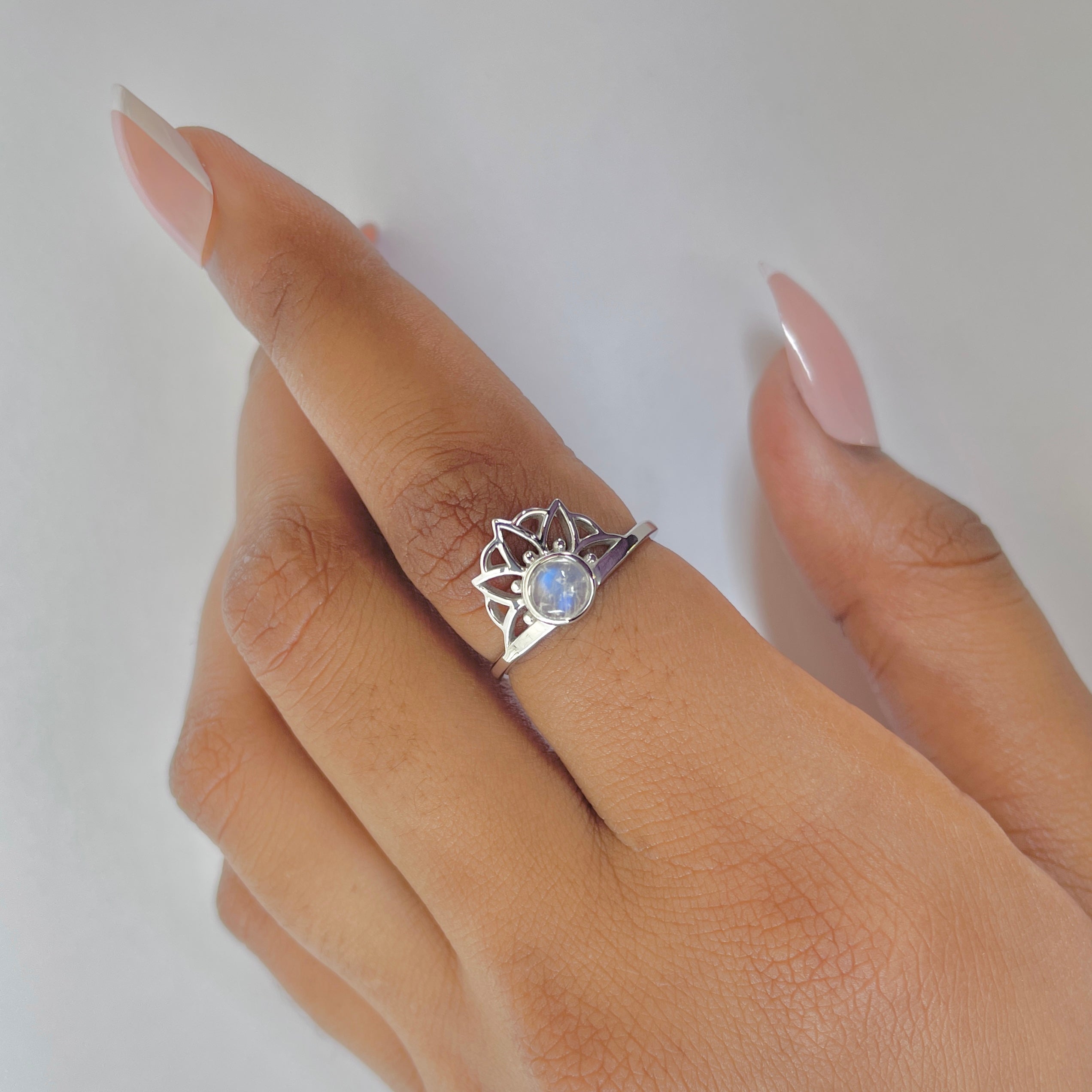 Moonstone Ring-(RBM-RDR-1329.)