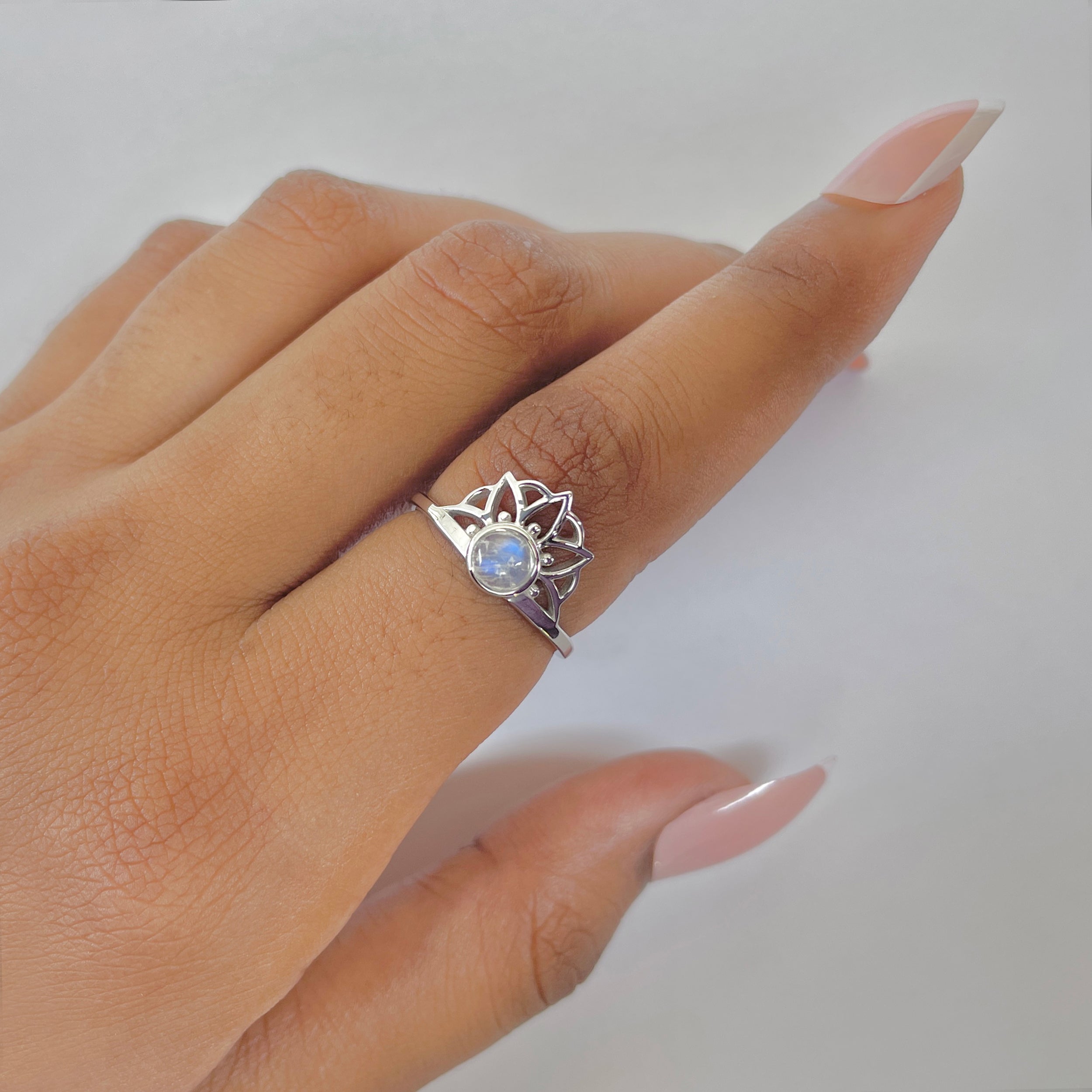 Moonstone Ring-(RBM-RDR-1329.)