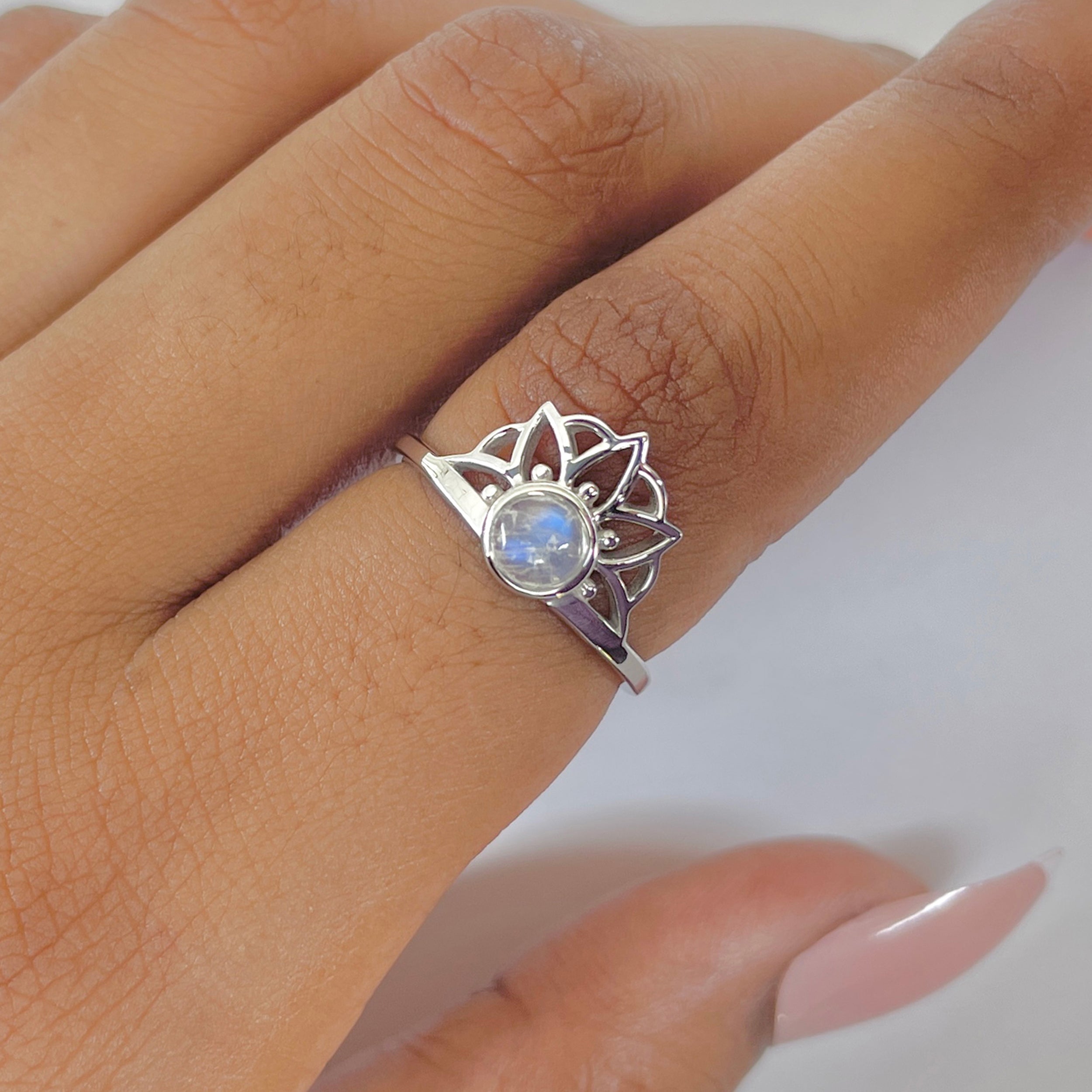 Moonstone Ring-(RBM-RDR-1329.)