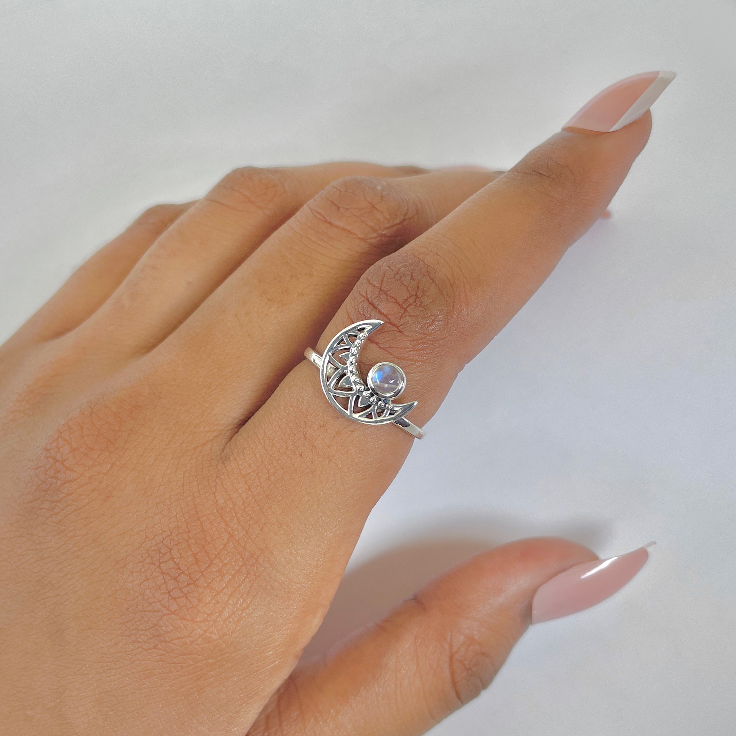 Moonstone Ring-(RBM-RDR-1338.)