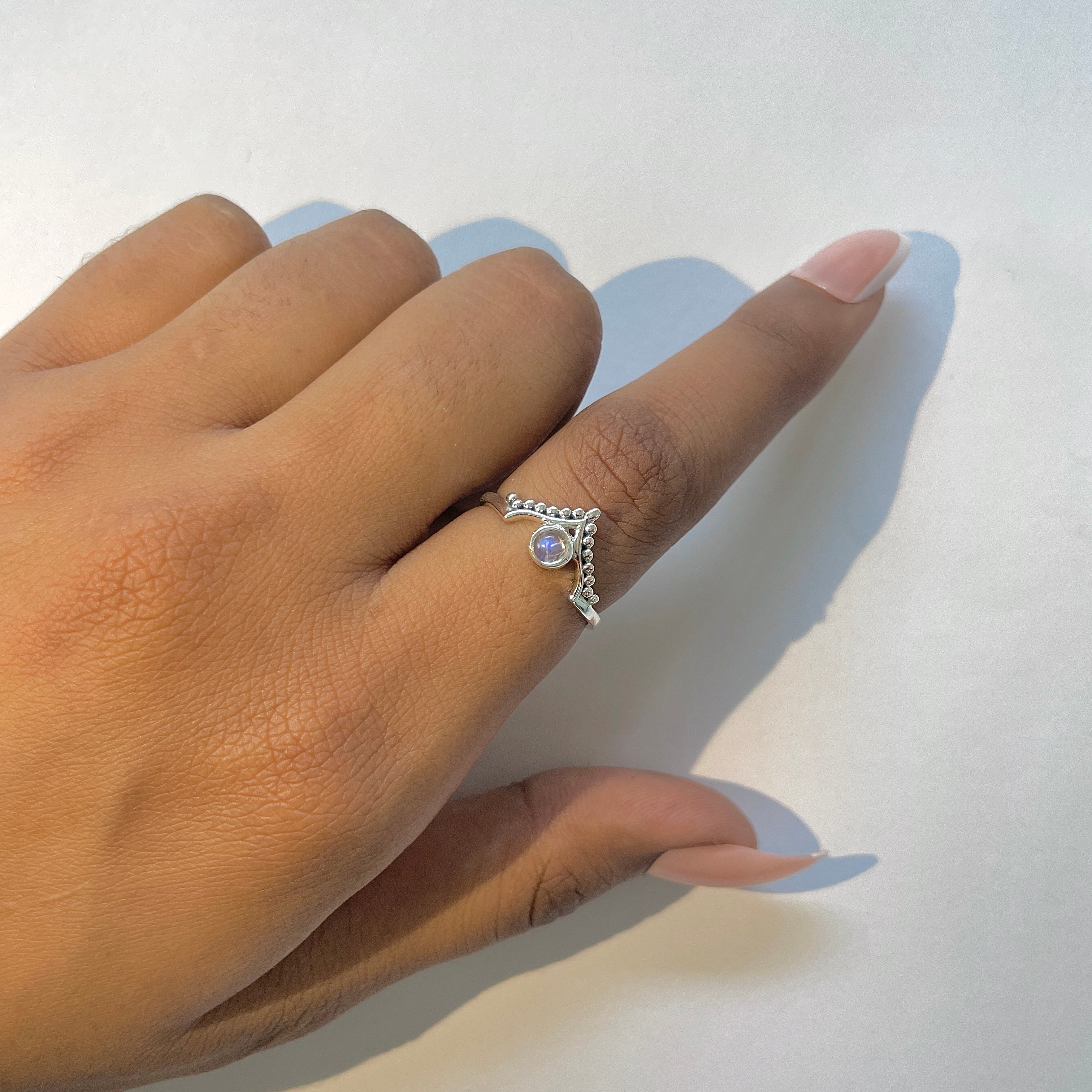 Moonstone Ring-(RBM-RDR-1345.)