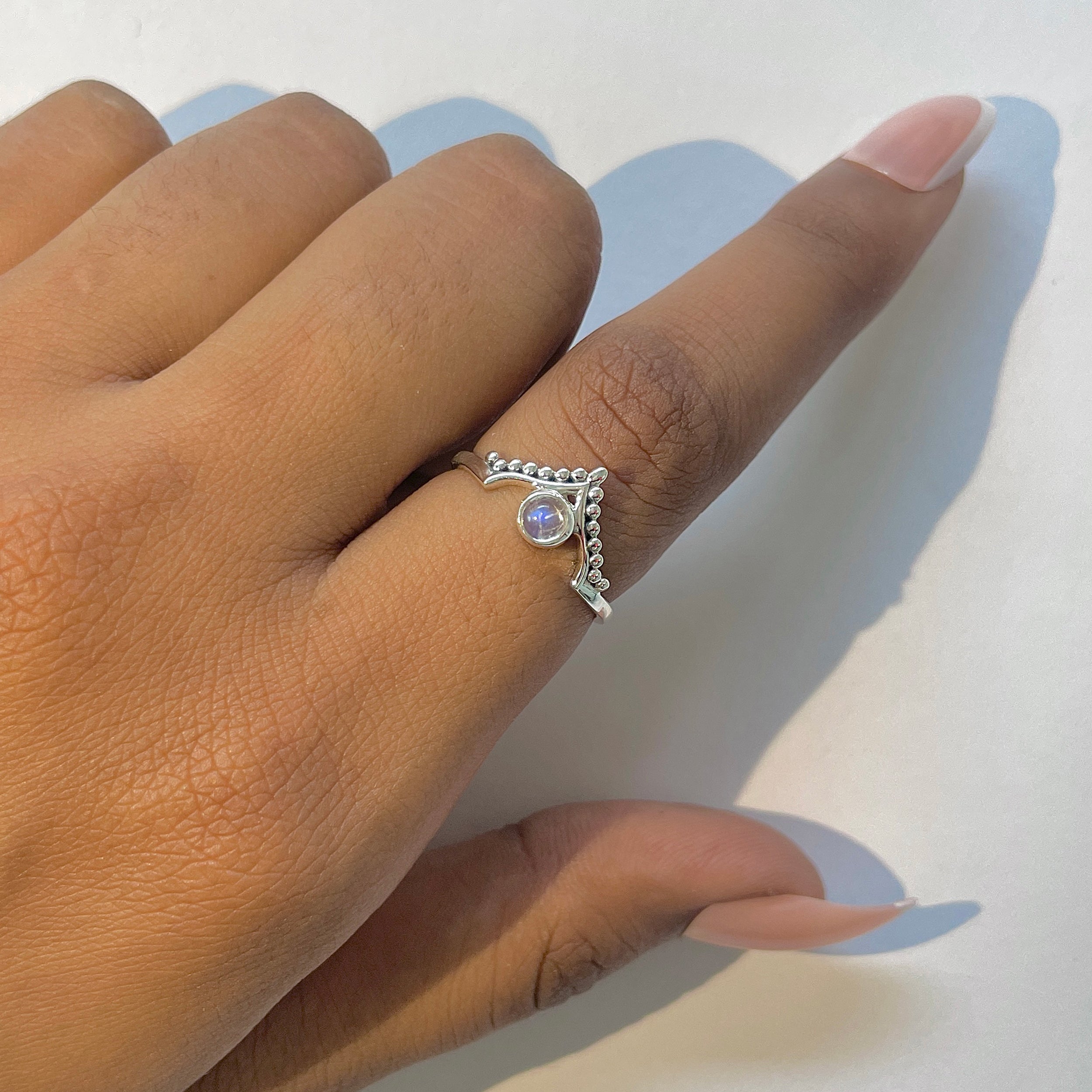 Moonstone Ring-(RBM-RDR-1345.)