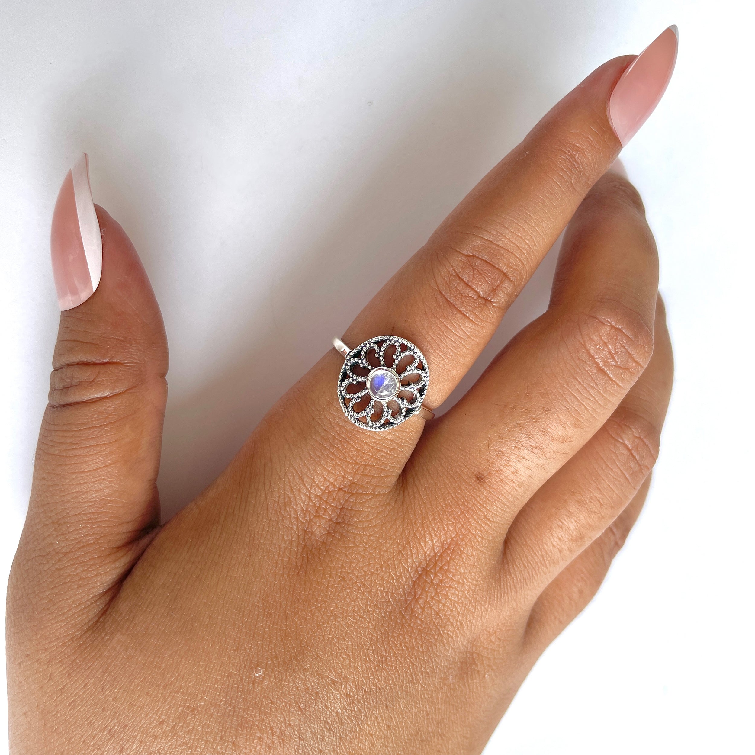 Moonstone Ring-(RBM-RDR-1350.)