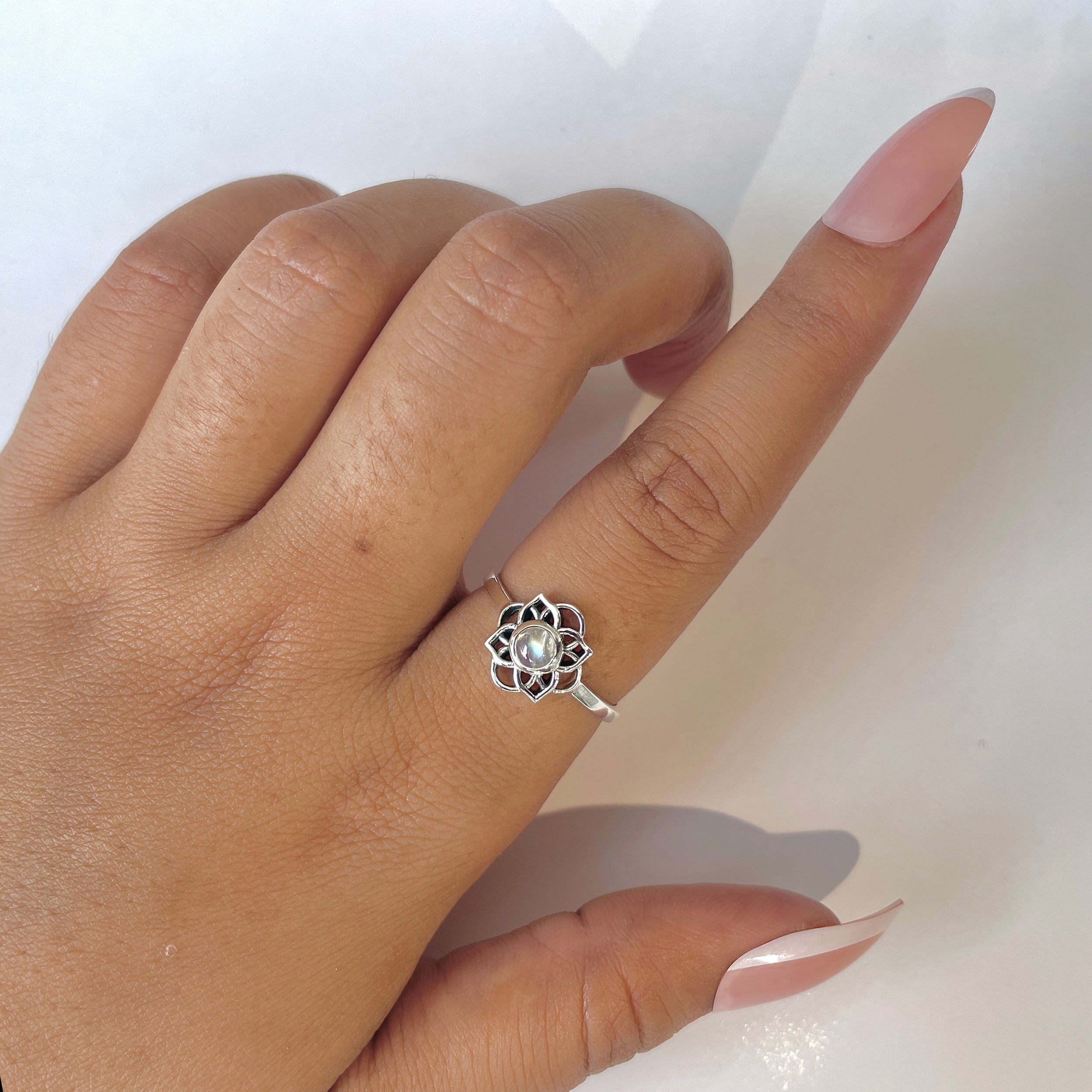 Moonstone Ring-(RBM-RDR-1351.)