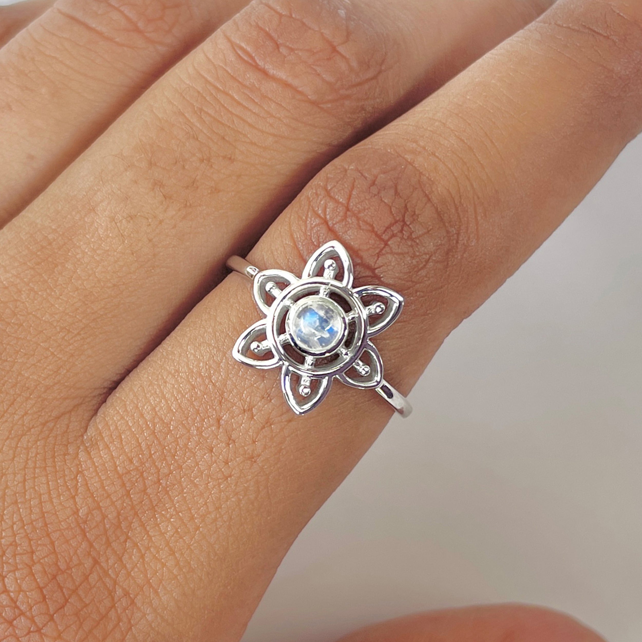 Moonstone Ring-(RBM-RDR-1357.)