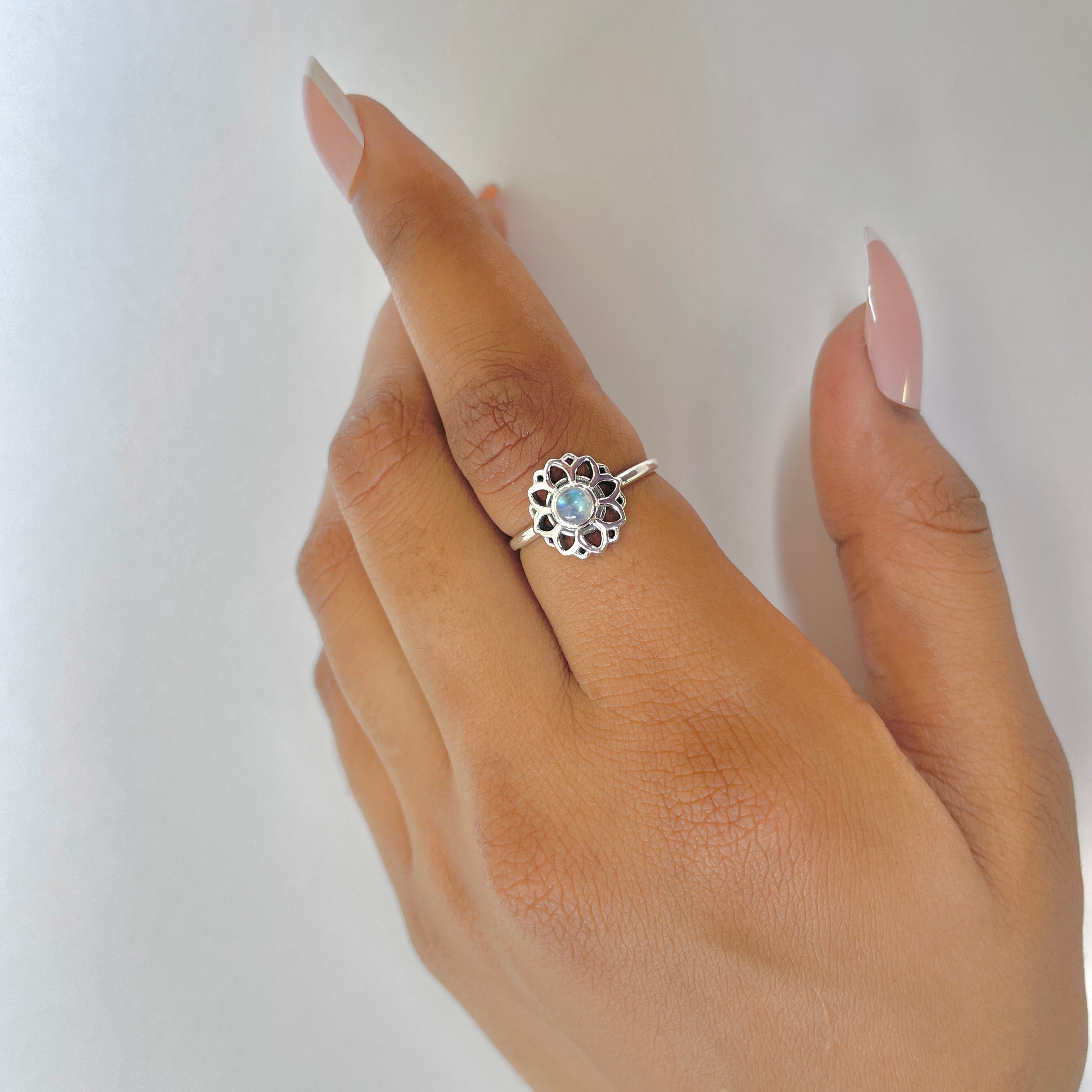Moonstone Ring-(RBM-RDR-1359.)