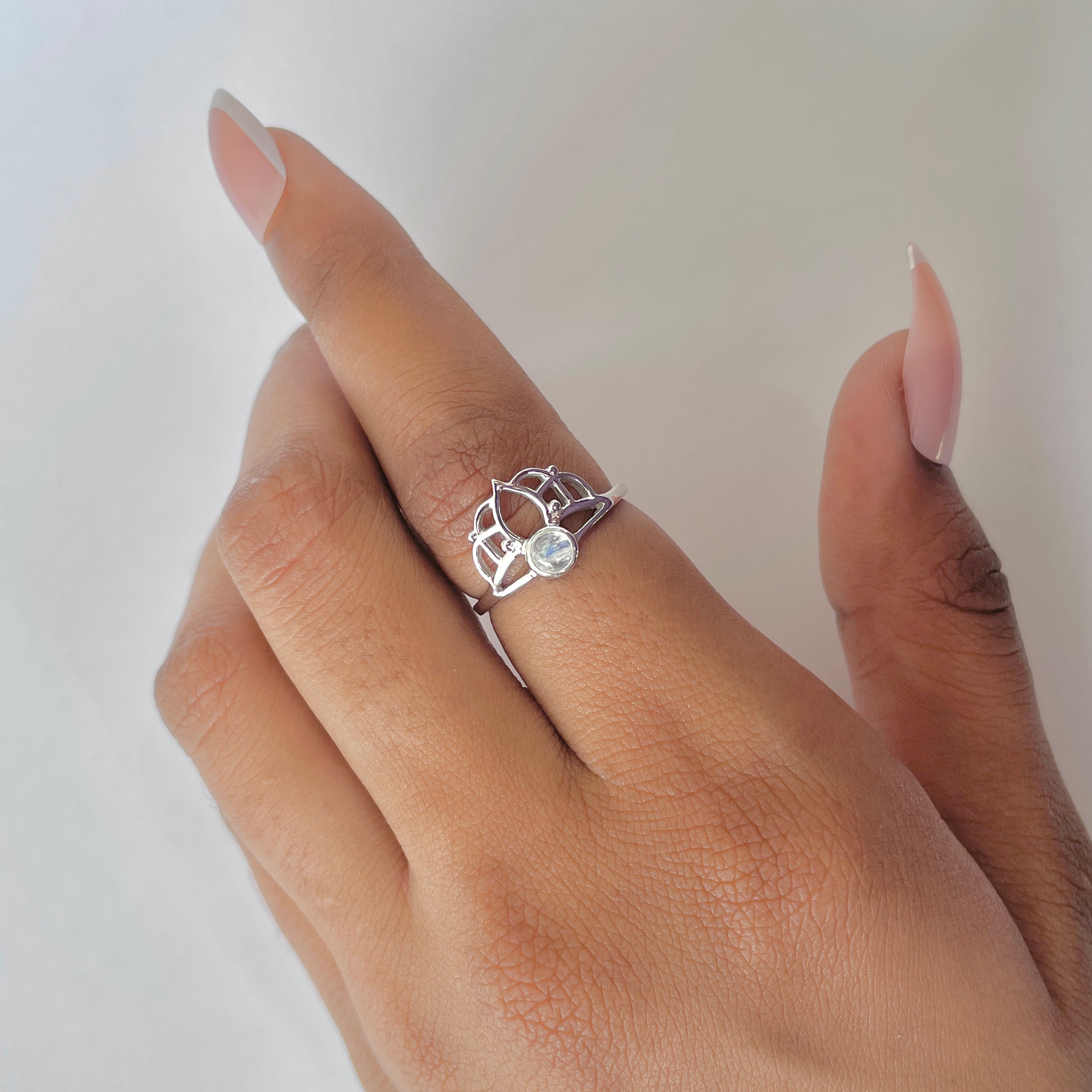 Moonstone Ring-(RBM-RDR-1364.)