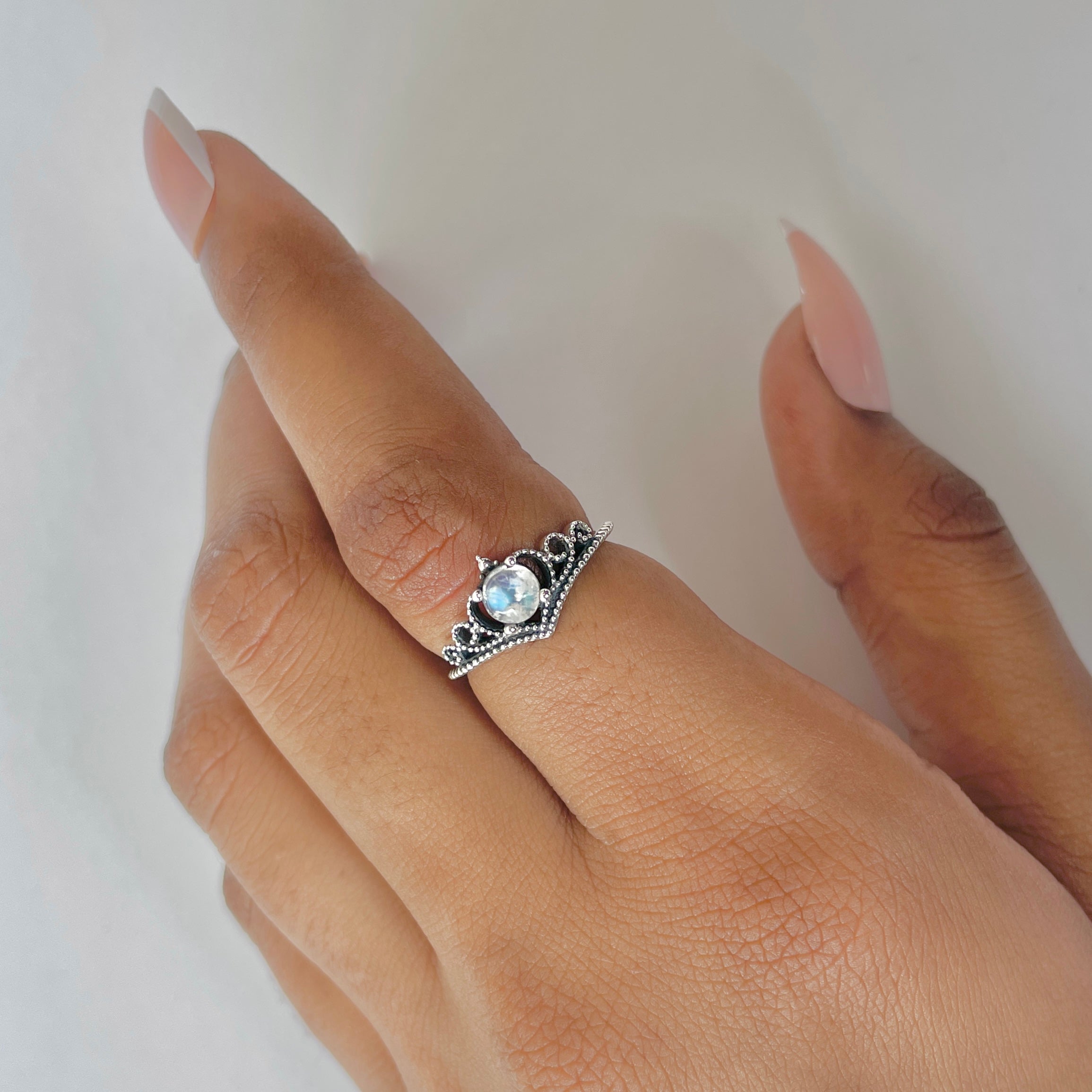 Moonstone Ring-(RBM-RDR-1413.)