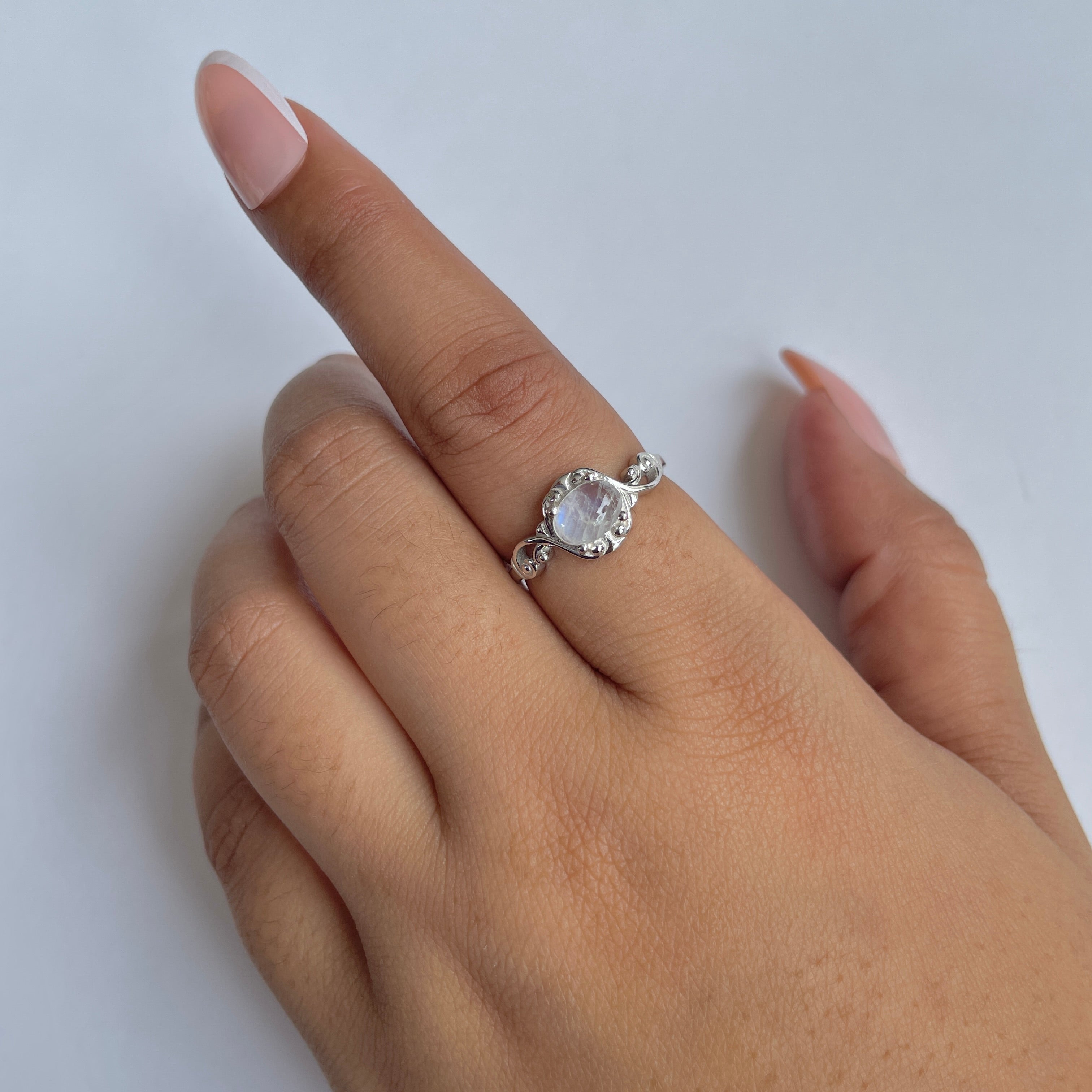 Moonstone Ring-(RBM-RDR-1435.)