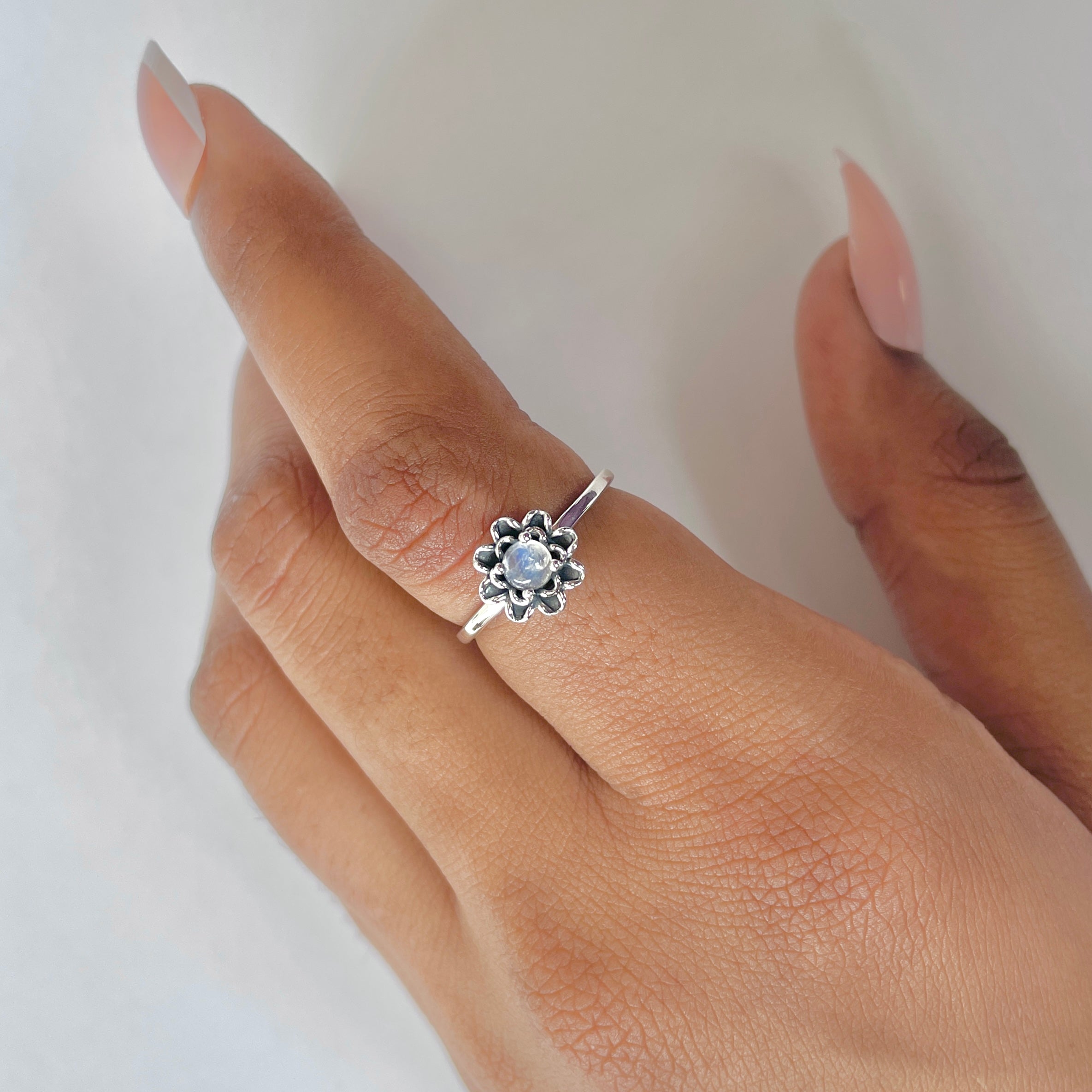 Moonstone Ring-(RBM-RDR-1515.)