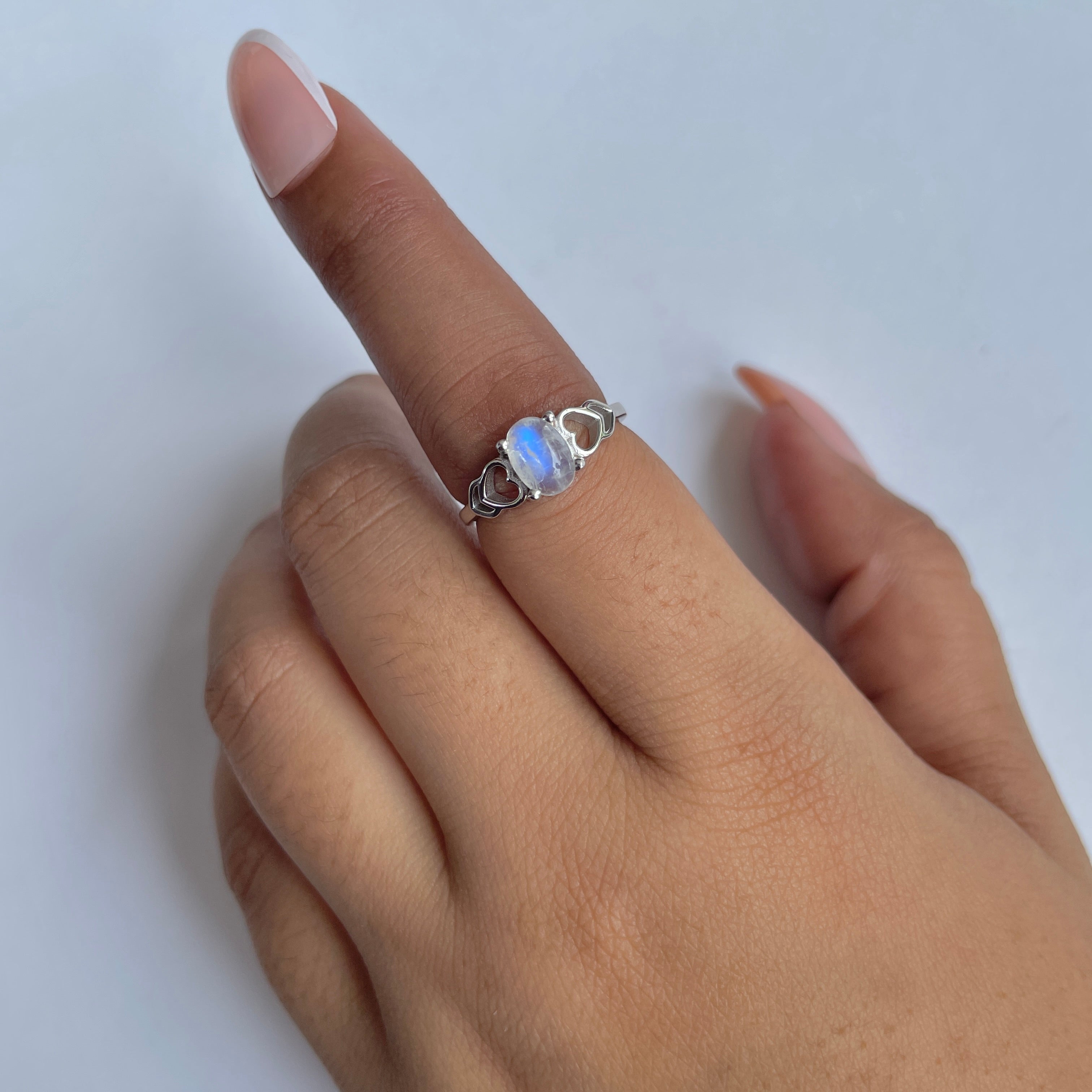 Moonstone Ring-(RBM-RDR-1528.)