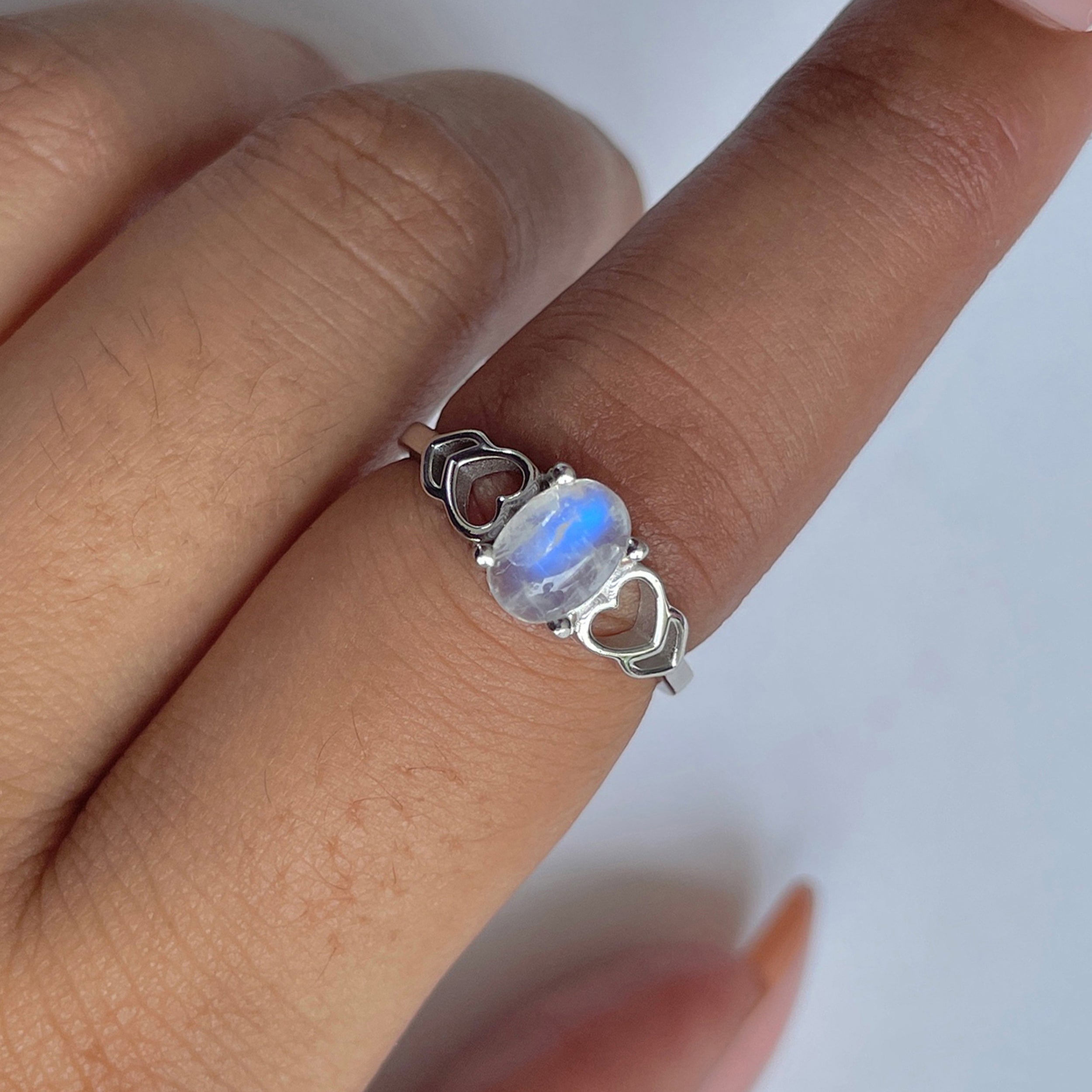 Moonstone Ring-(RBM-RDR-1528.)